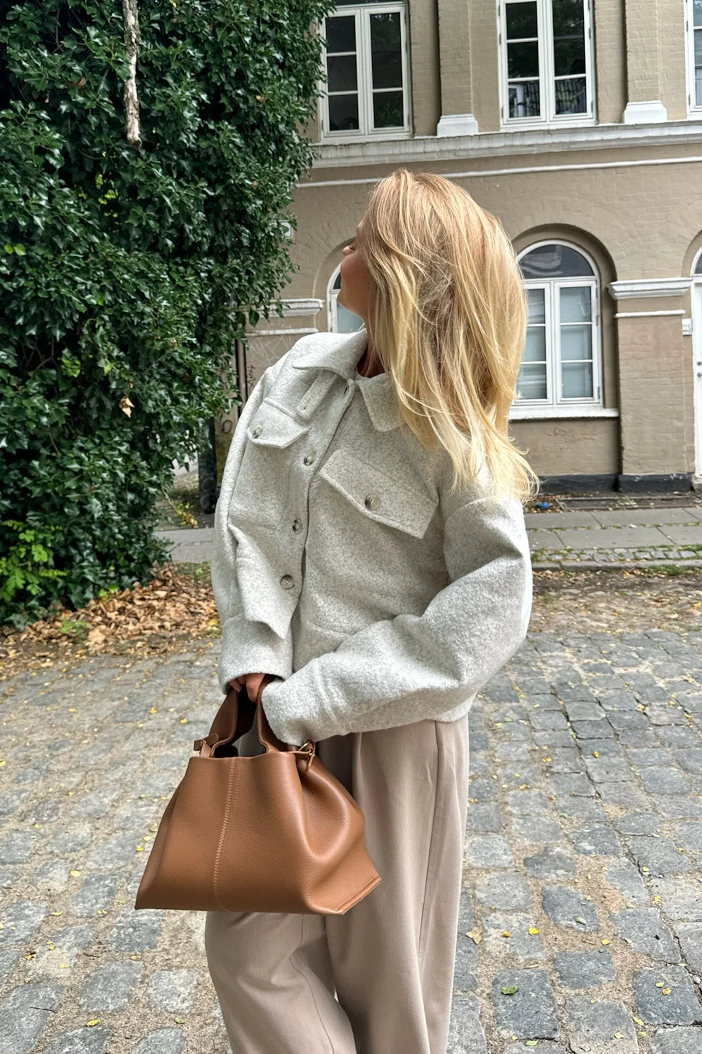 Lauraic Jacket Sand Melange - Image 3