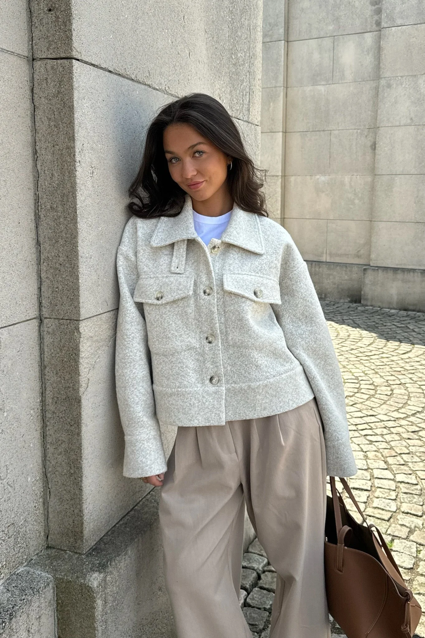 Lauraic Jacket Sand Melange - Image 4
