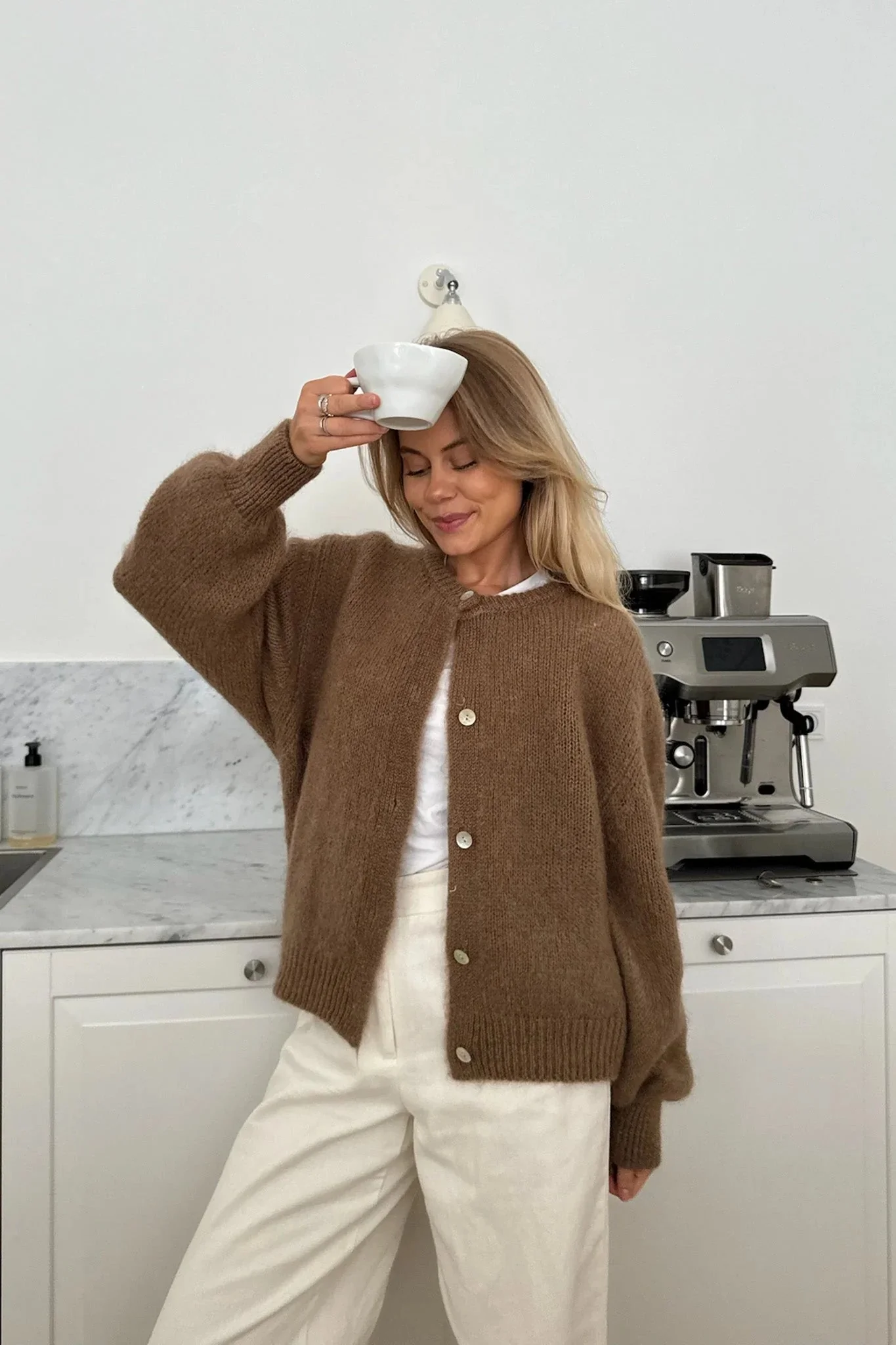 Ida Cardigan Camel - Image 11
