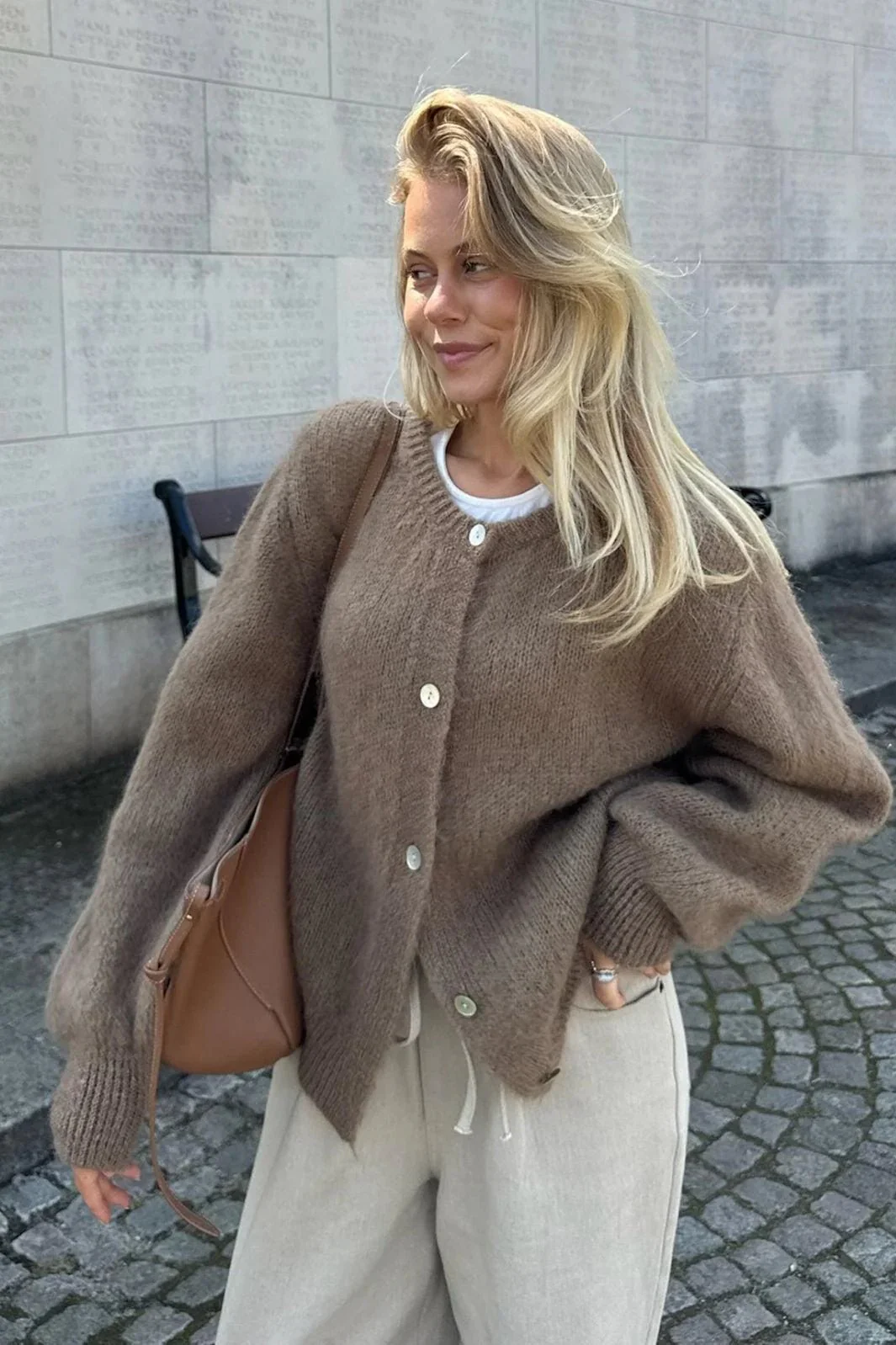 Ida Cardigan Camel - Image 4