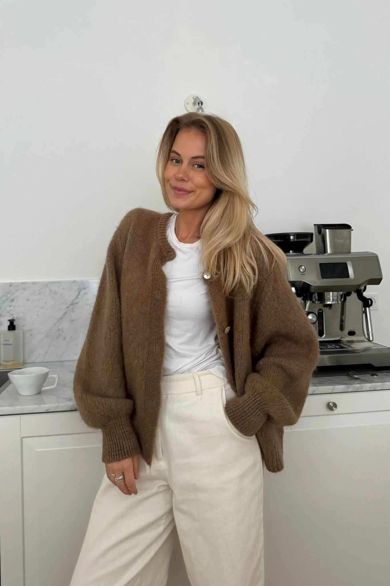 Ida Cardigan Camel - Image 8