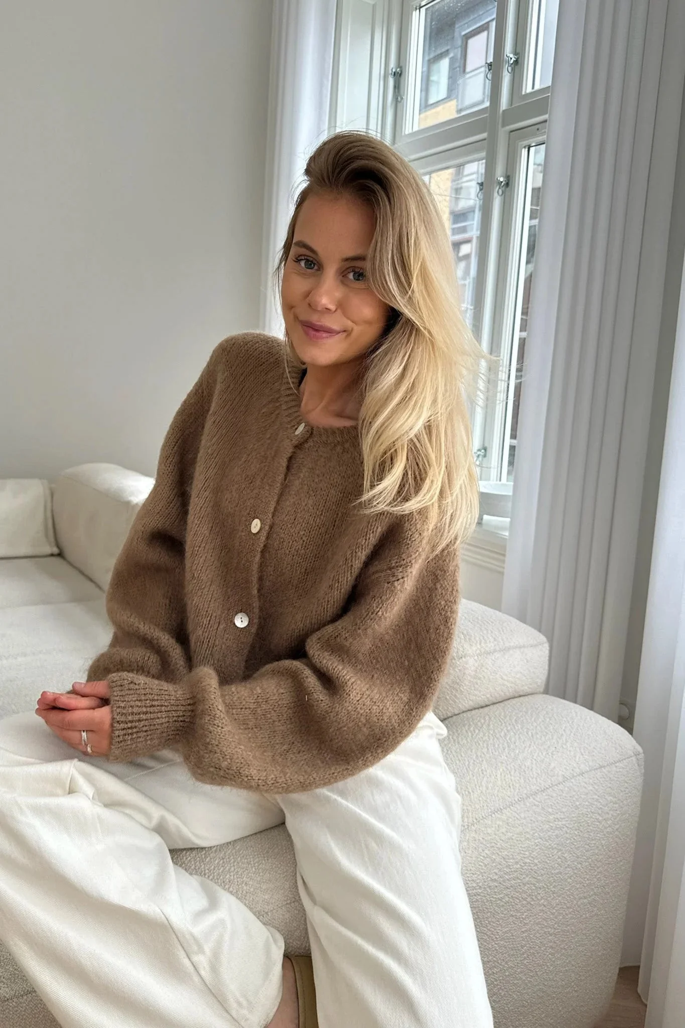 Ida Cardigan Camel - Image 9