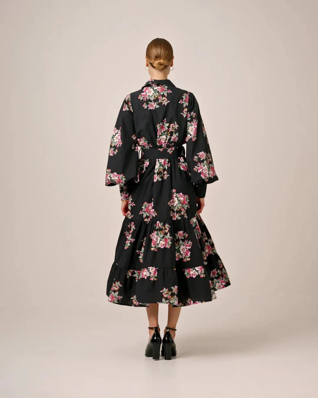 Poplin Midi Shirt Dress Apple Blossom - Image 10
