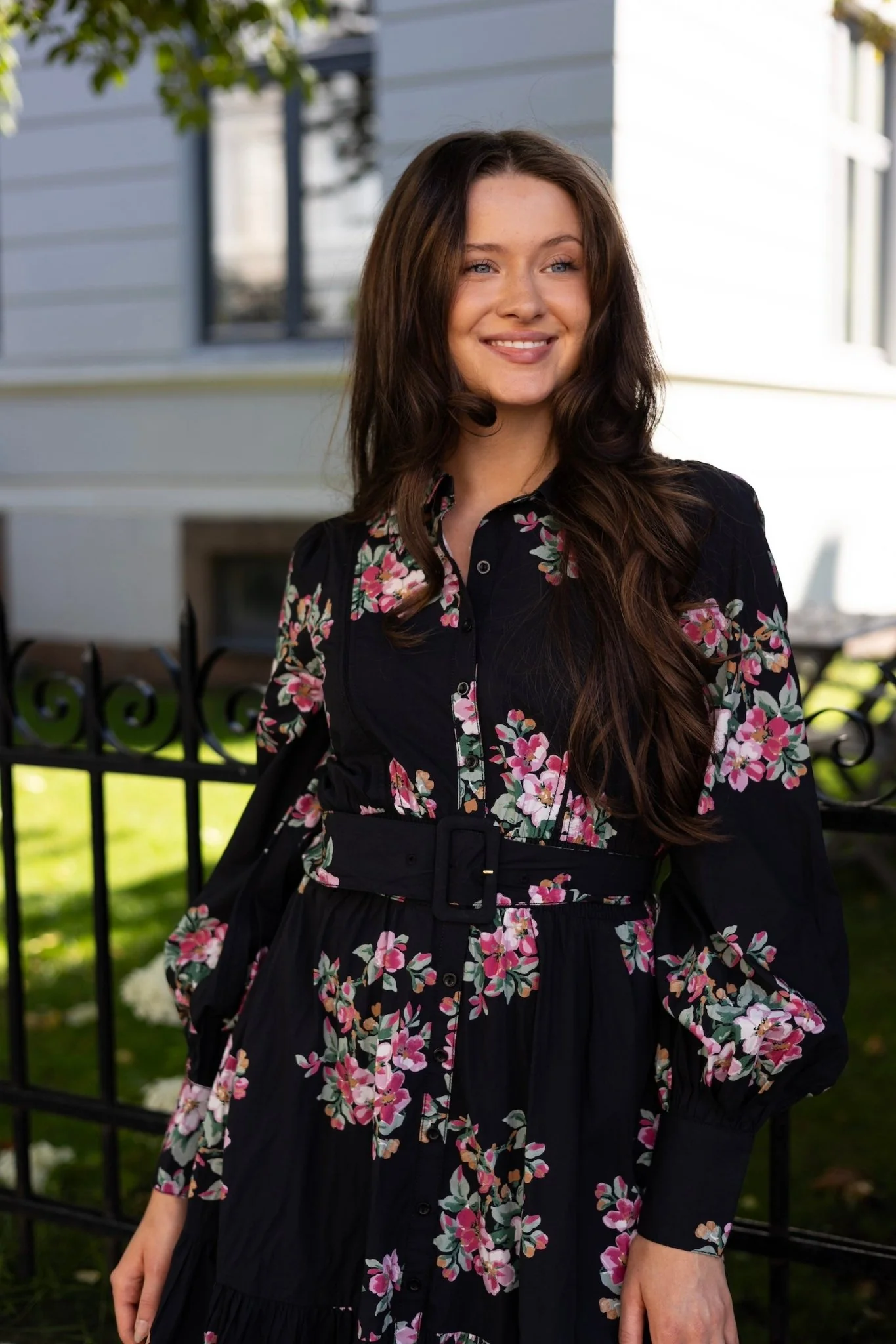 Poplin Midi Shirt Dress Apple Blossom - Image 2