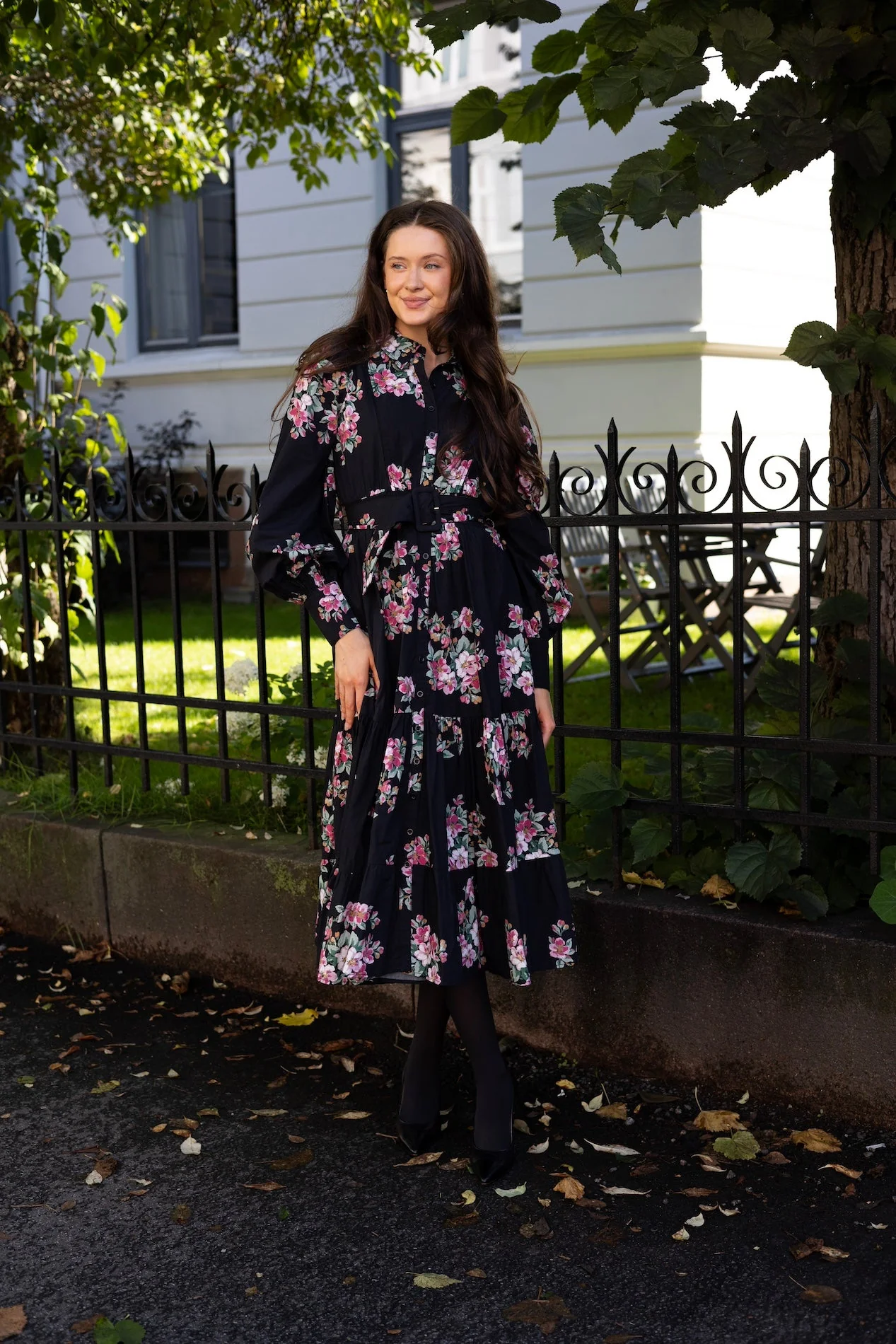 Poplin Midi Shirt Dress Apple Blossom - Image 3