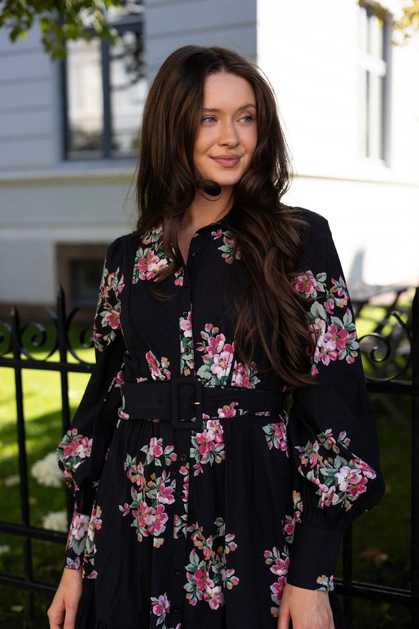 Poplin Midi Shirt Dress Apple Blossom - Image 4
