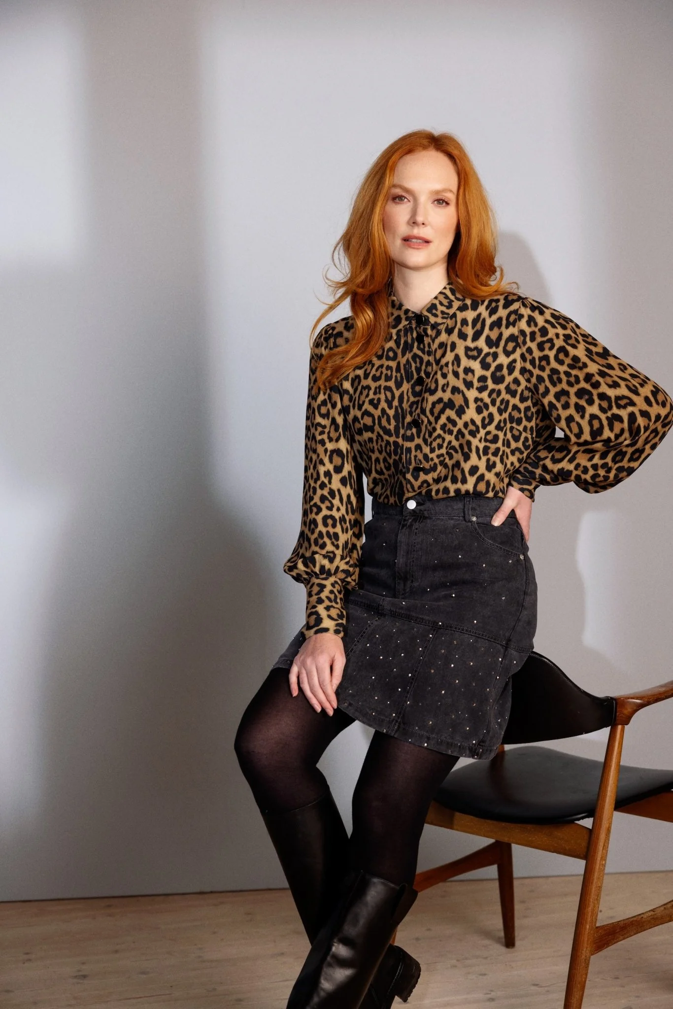 Leopard Venus Blouse Multi - Image 2