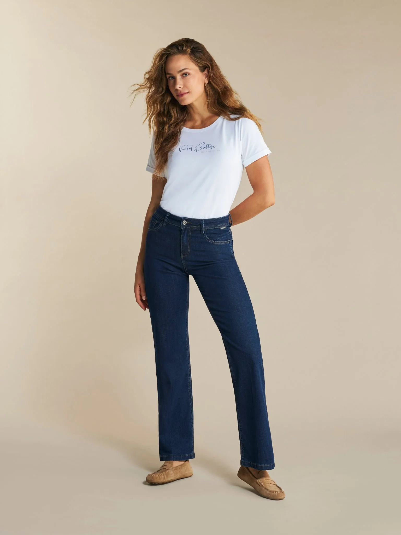 Colette 5 Pocket Dark Blue - Image 2