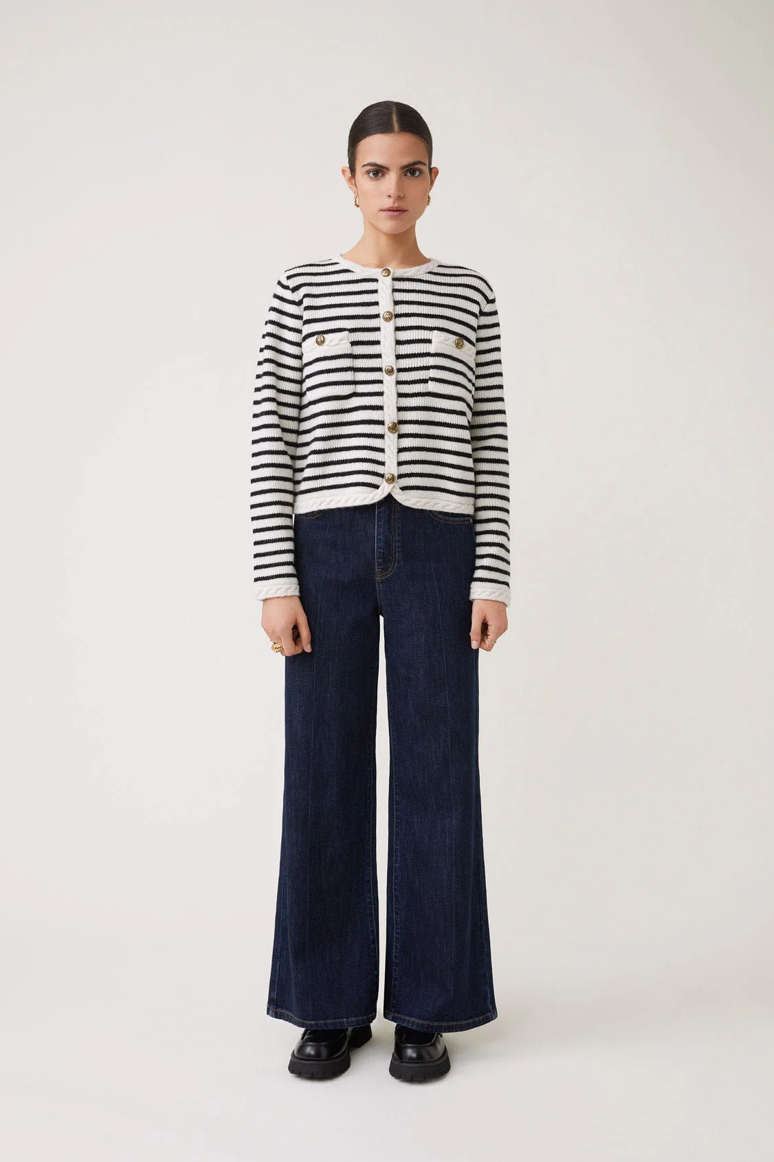 Gabriel Cardigan Blanc Casse - Image 3