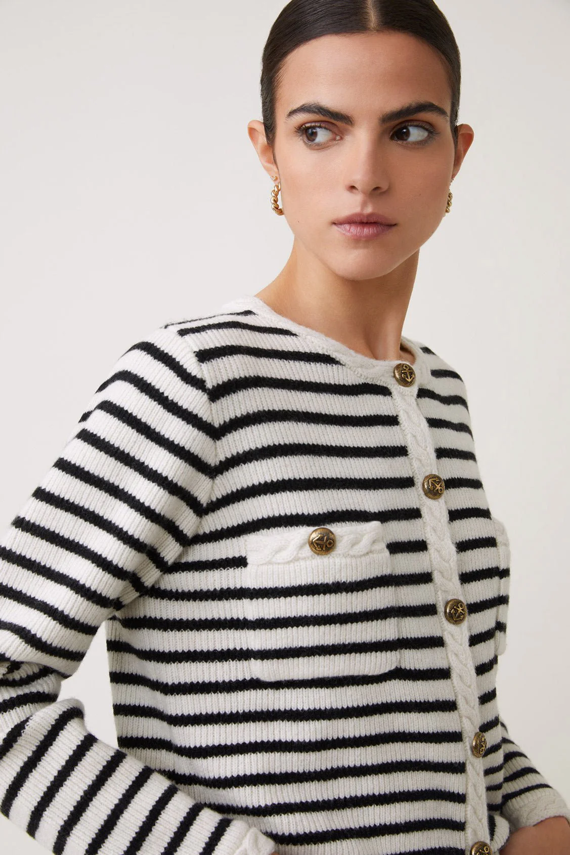 Gabriel Cardigan Blanc Casse - Image 5