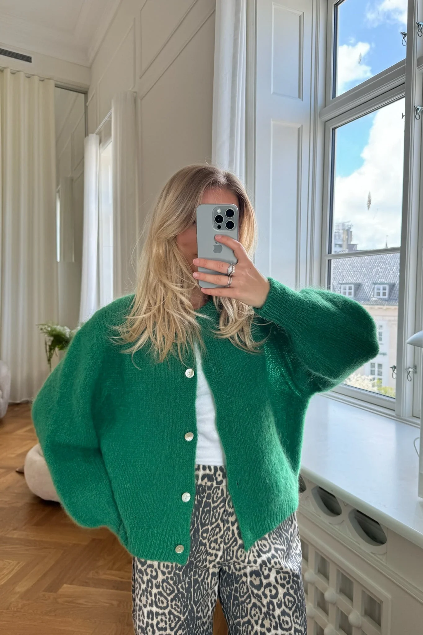 Ida Cardigan Green - Image 4