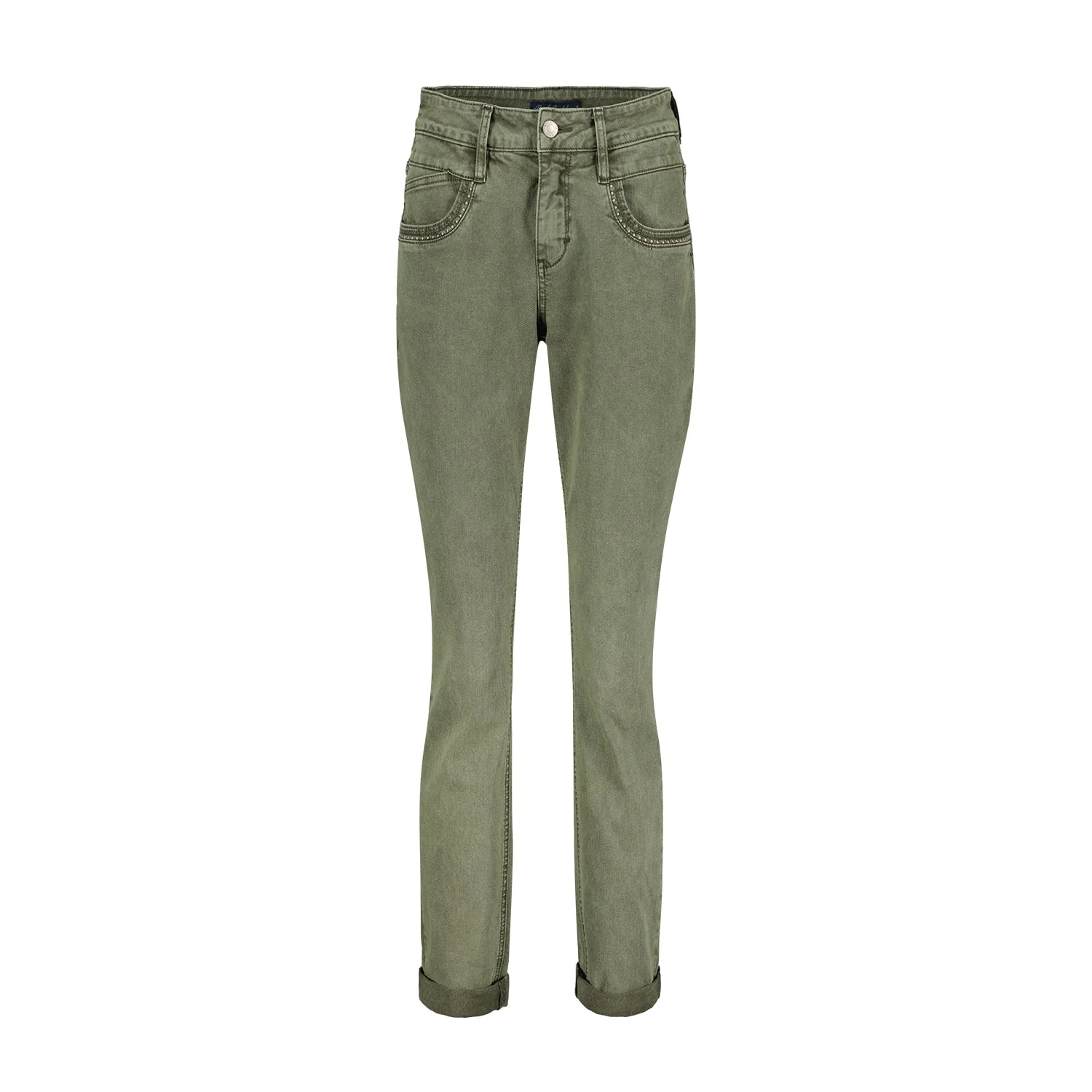 Sissy Coloured Denim Dark Khaki