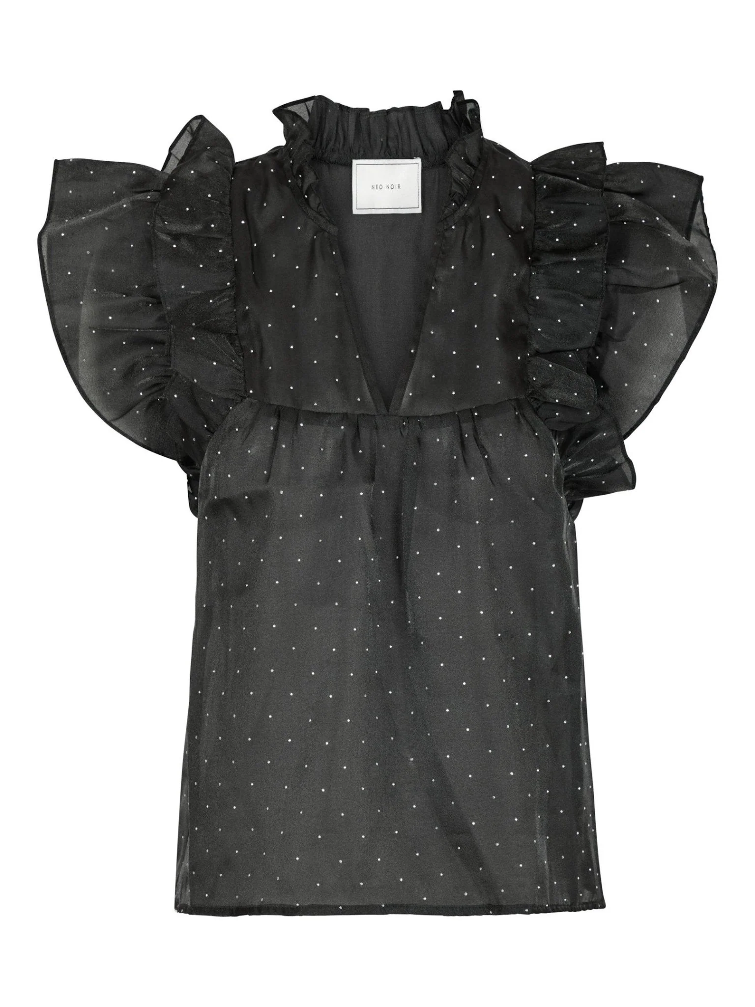 Jayla Bedazzled Top Black - Image 2