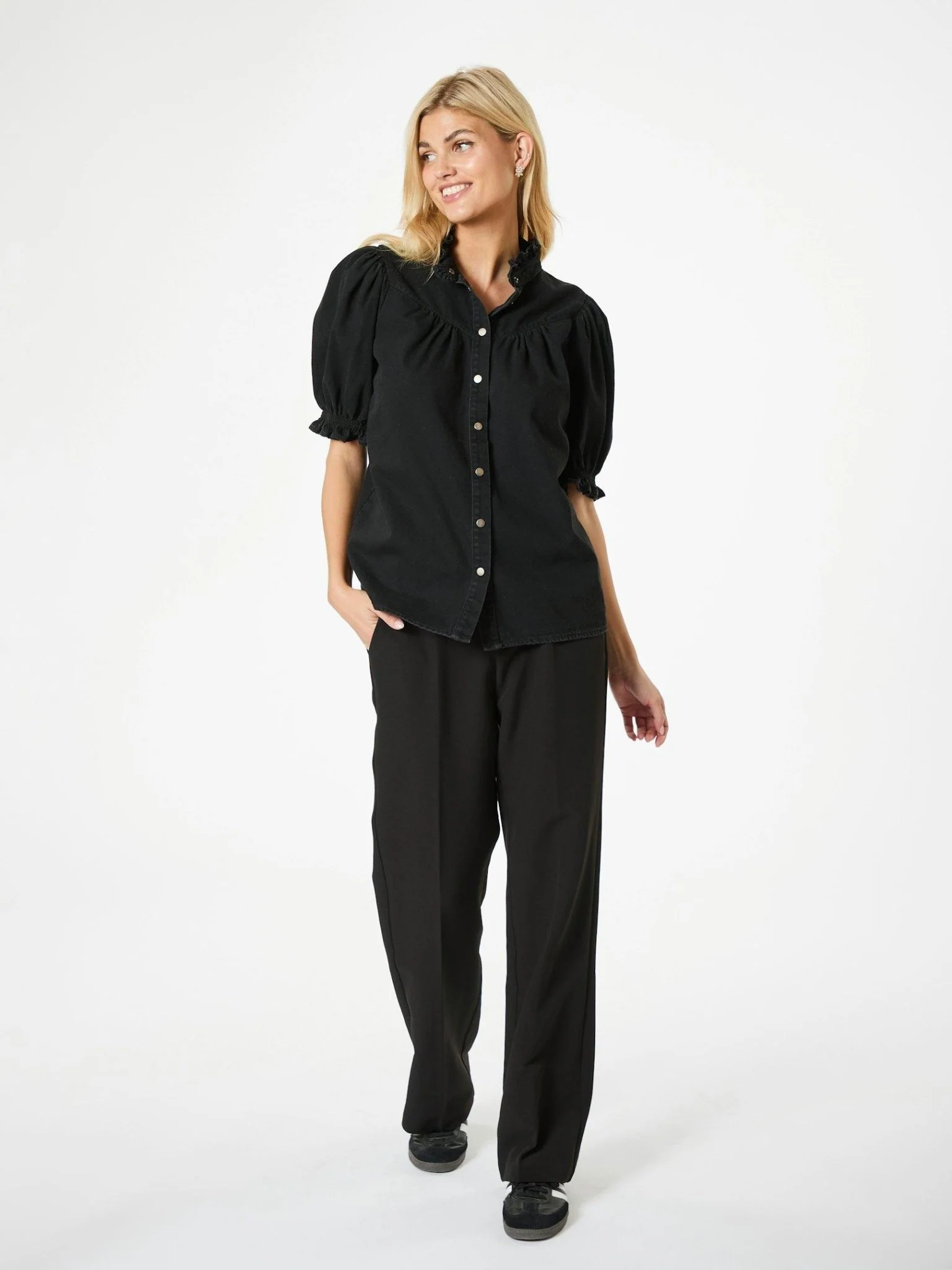 Avalon Denim Shirt Black - Image 5