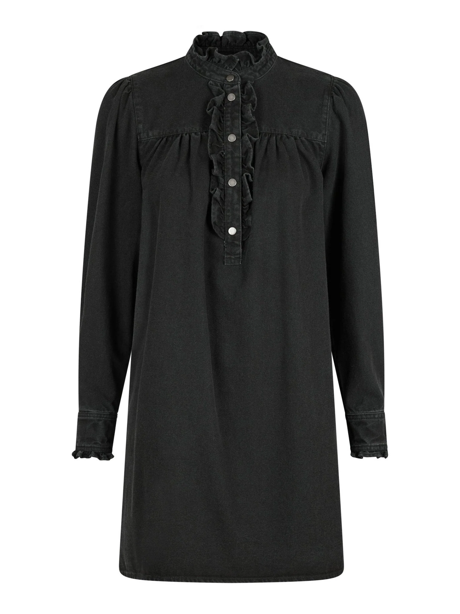 Ava Denim Dress Black - Image 2