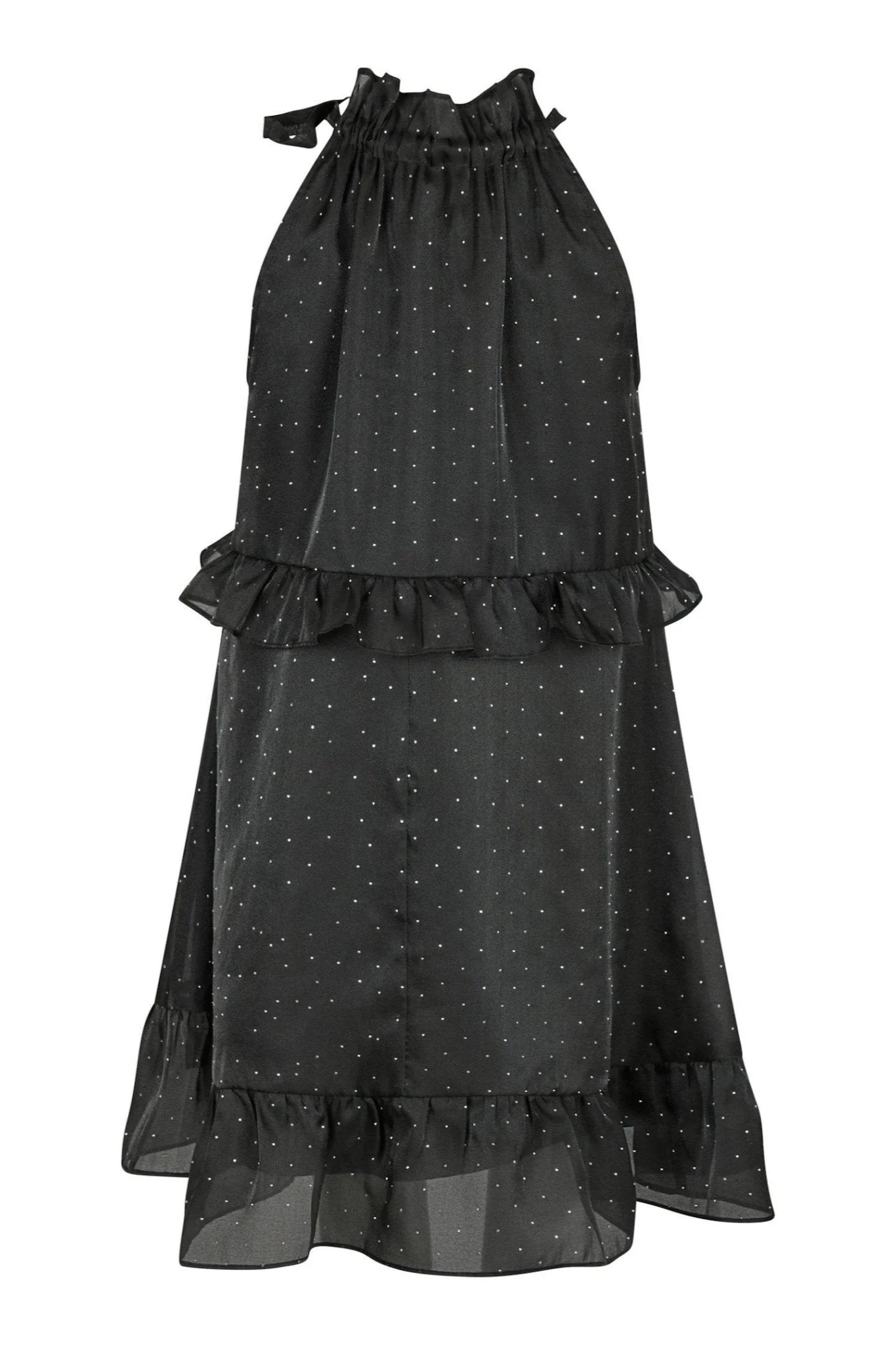 Rida Bedazzled Dress Black - Image 11