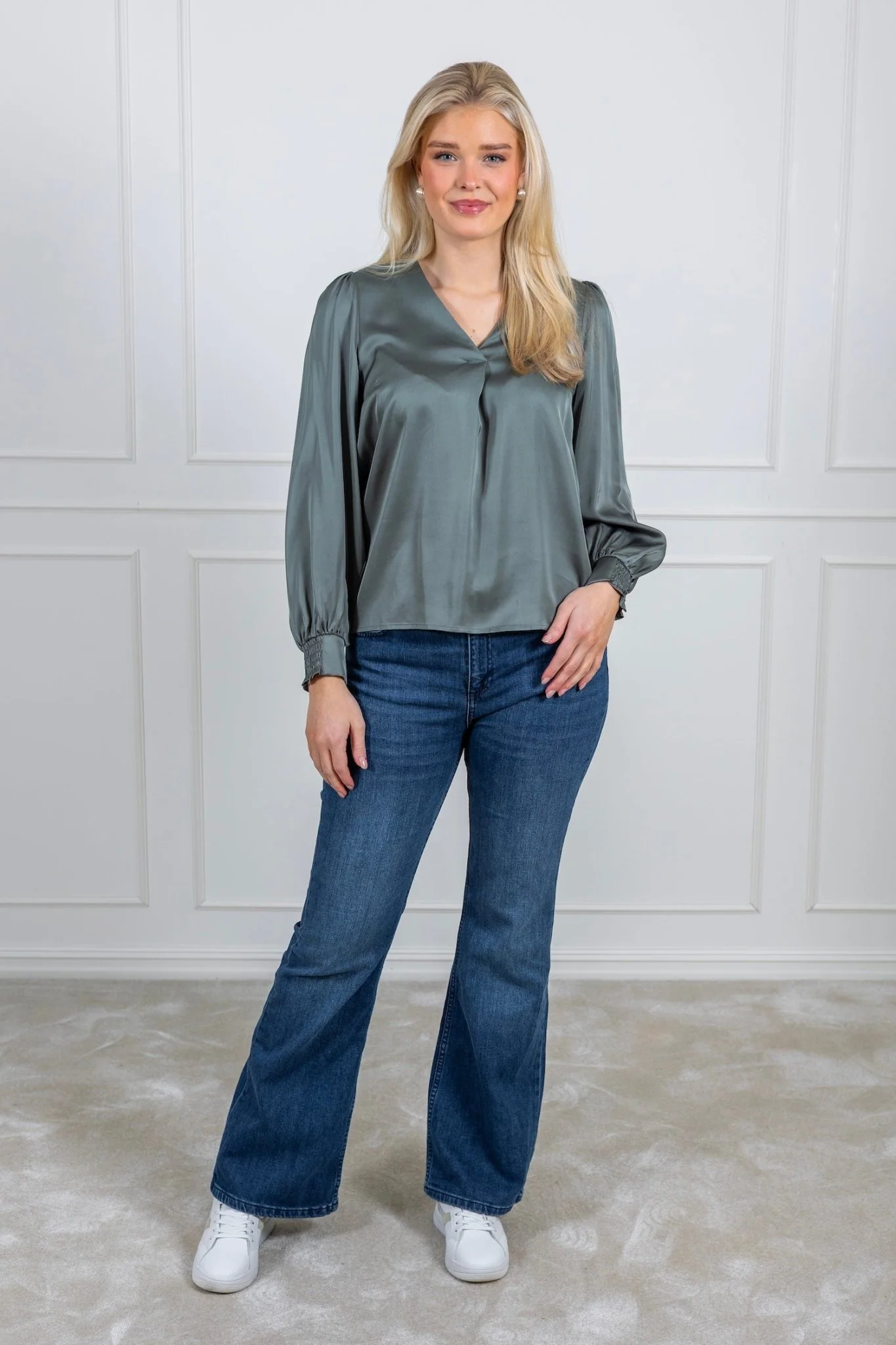 Barri Blouse Agave Green - Image 3