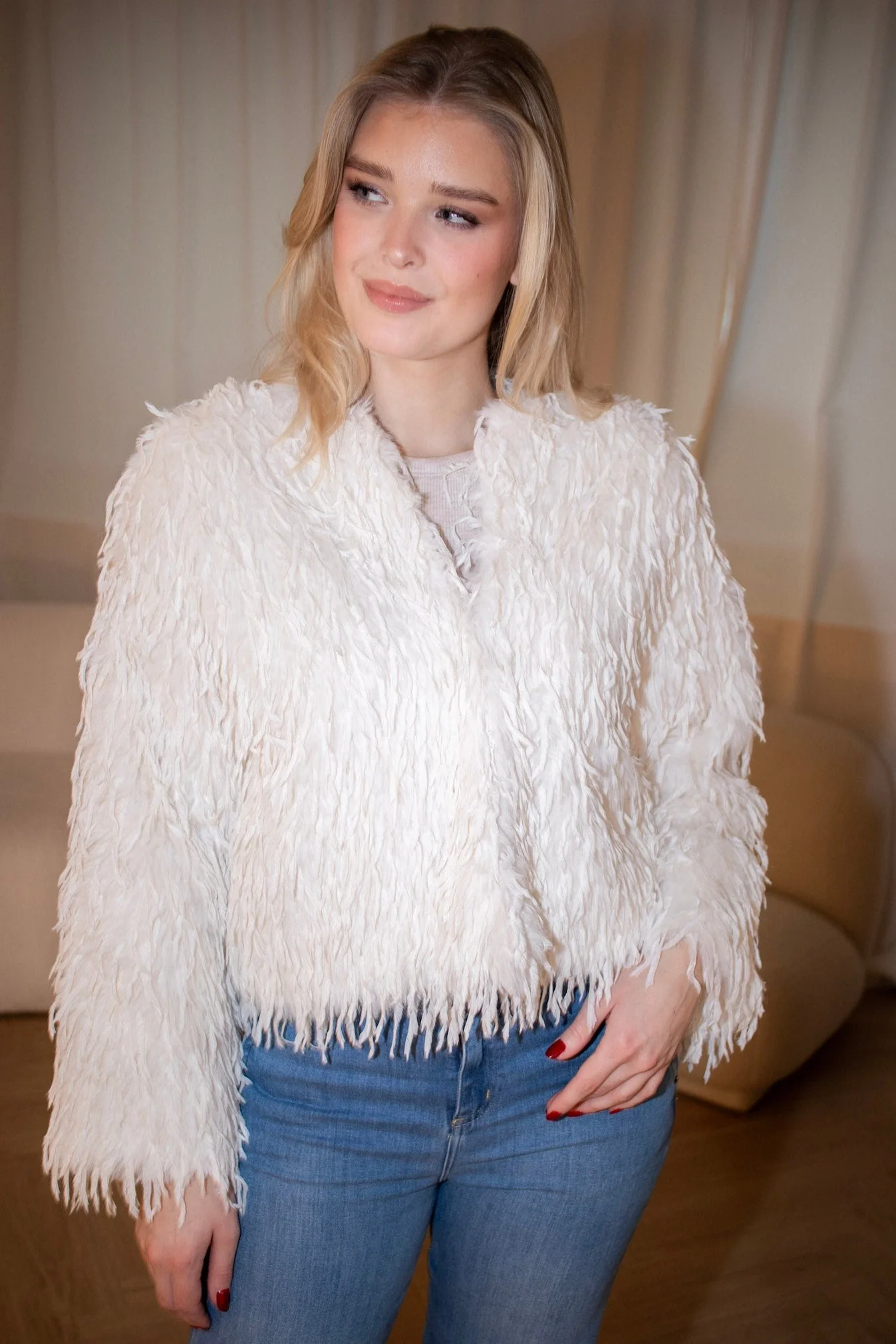 Amani Jacket Coconut Milk - Image 6