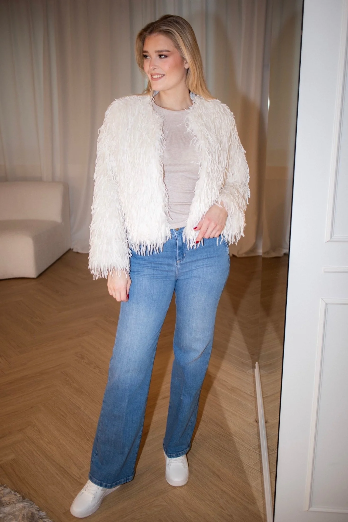 Amani Jacket Coconut Milk - Image 8