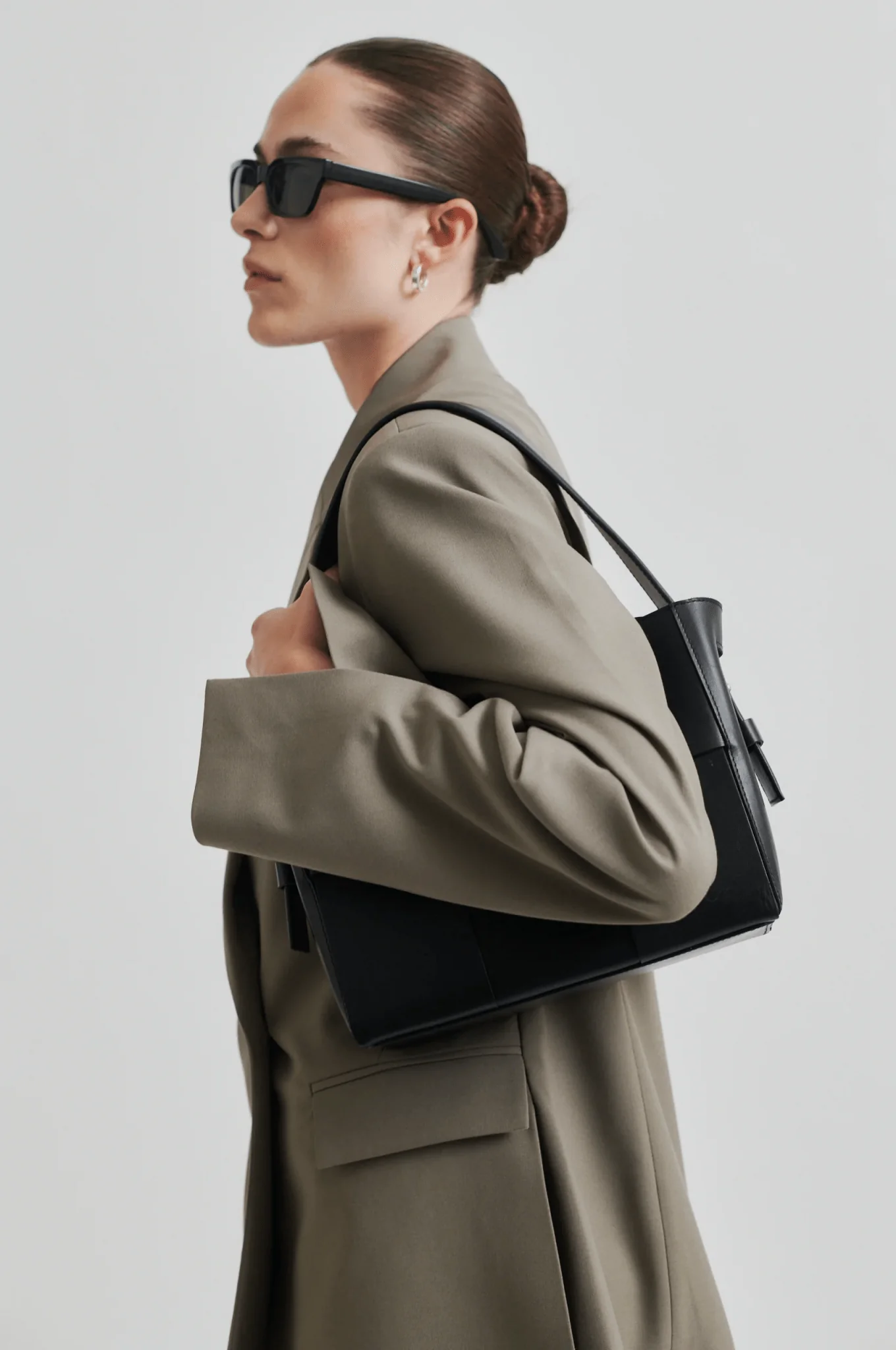 Leabra Leather Bag Black - Image 4