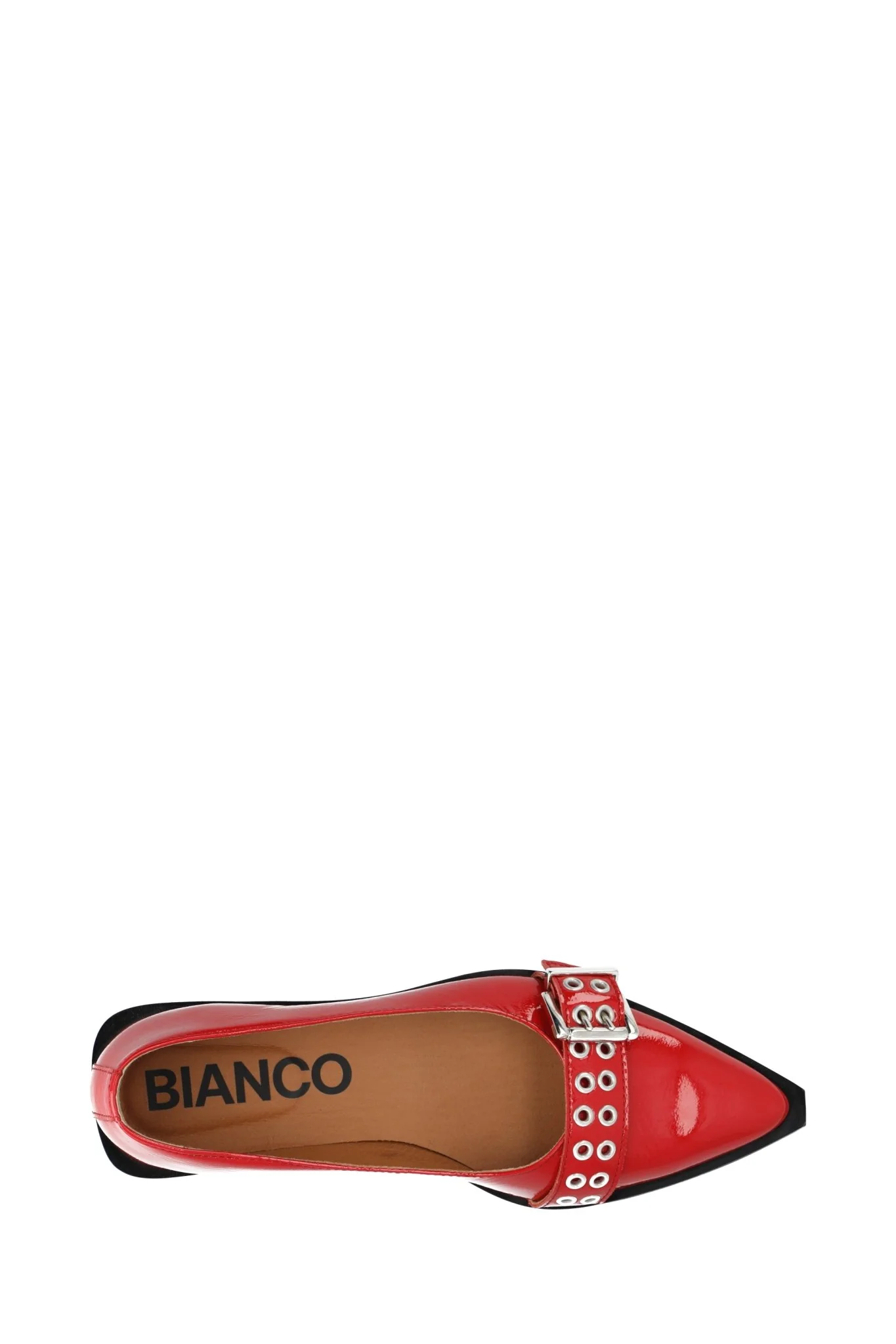 Biavictoria Buckle Ballet Flat Red Nappalak - Image 5