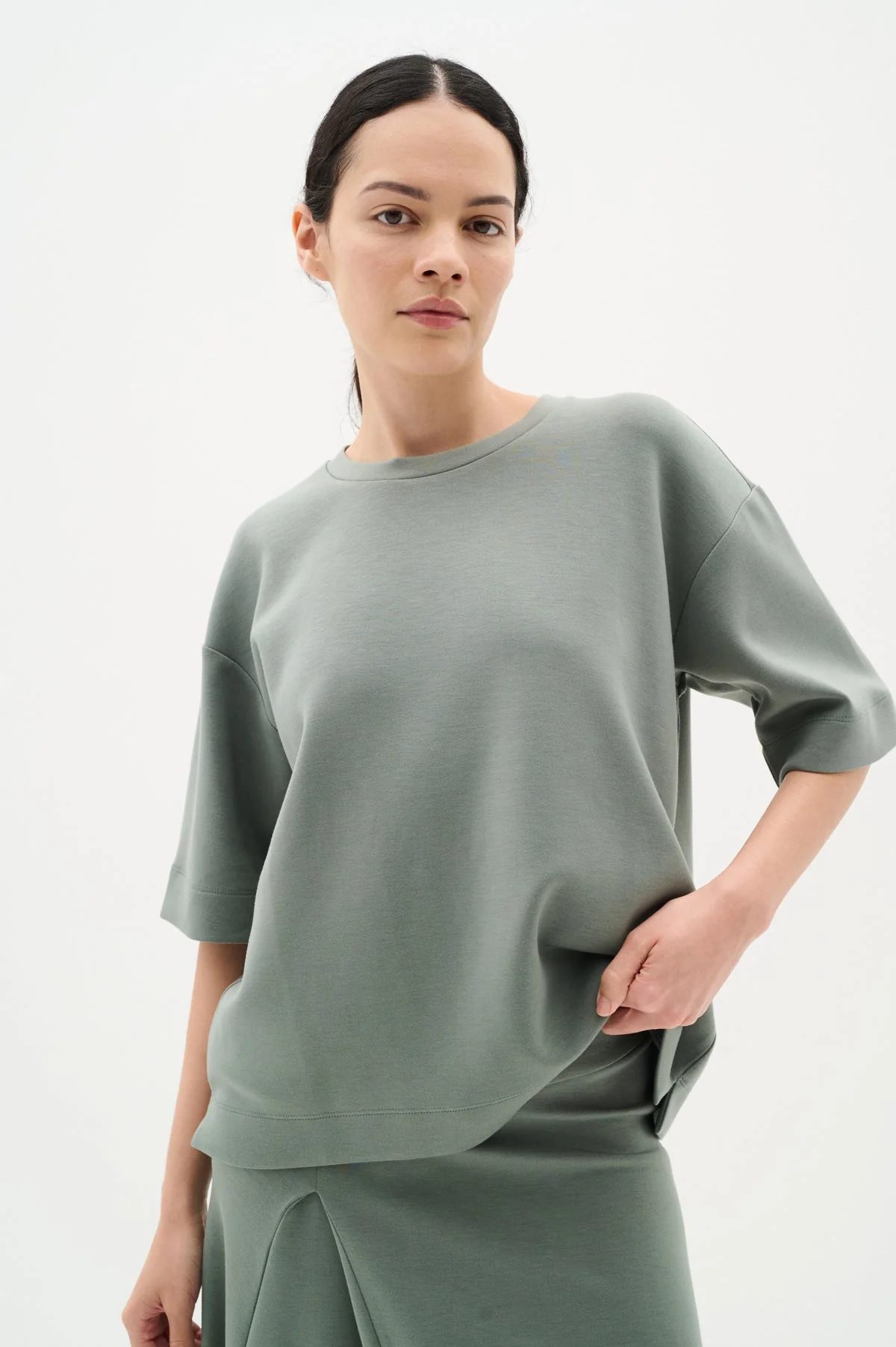 Pannie Oversize Tshirt Agave Green - Image 2
