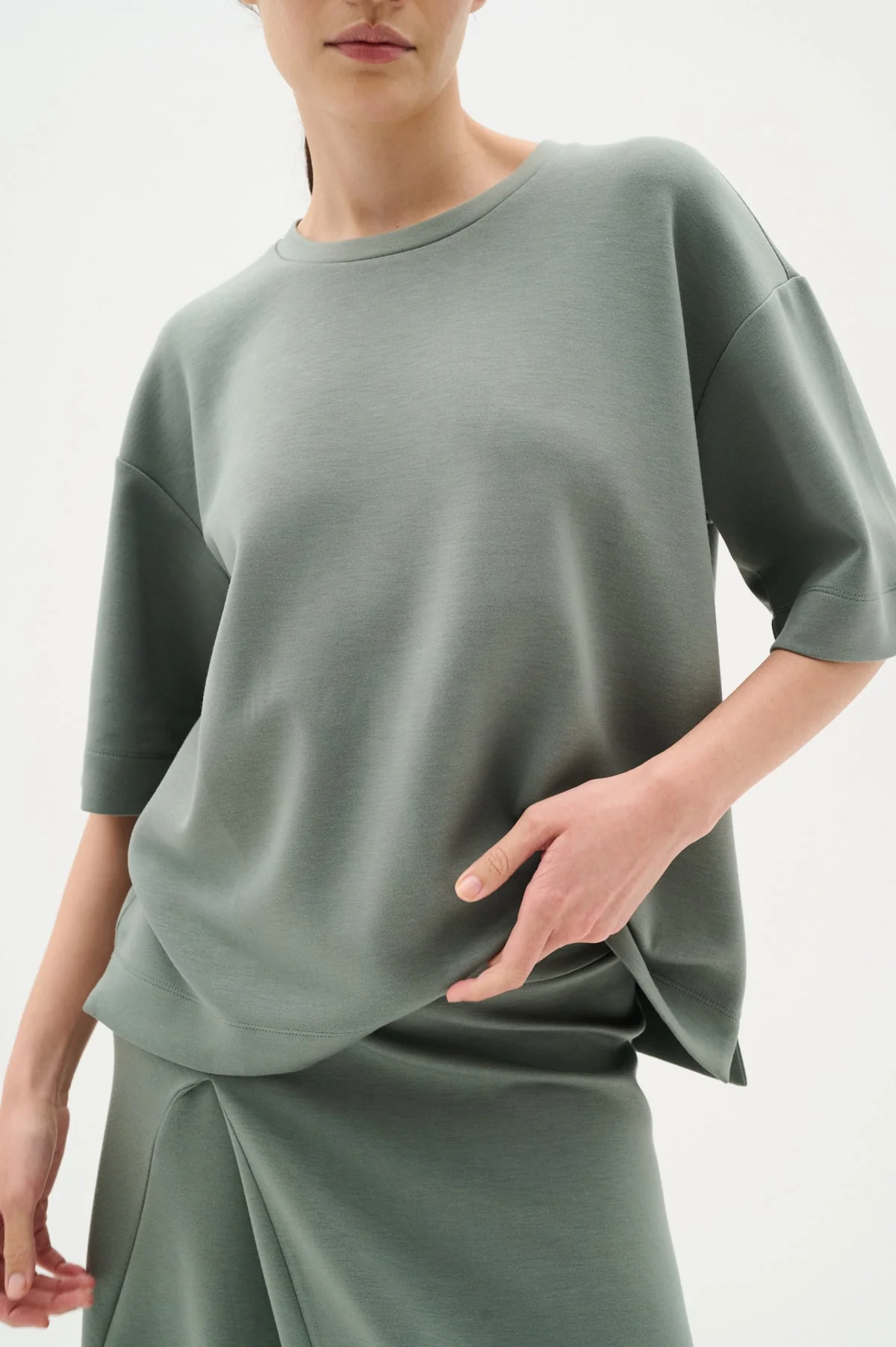 Pannie Oversize Tshirt Agave Green - Image 8