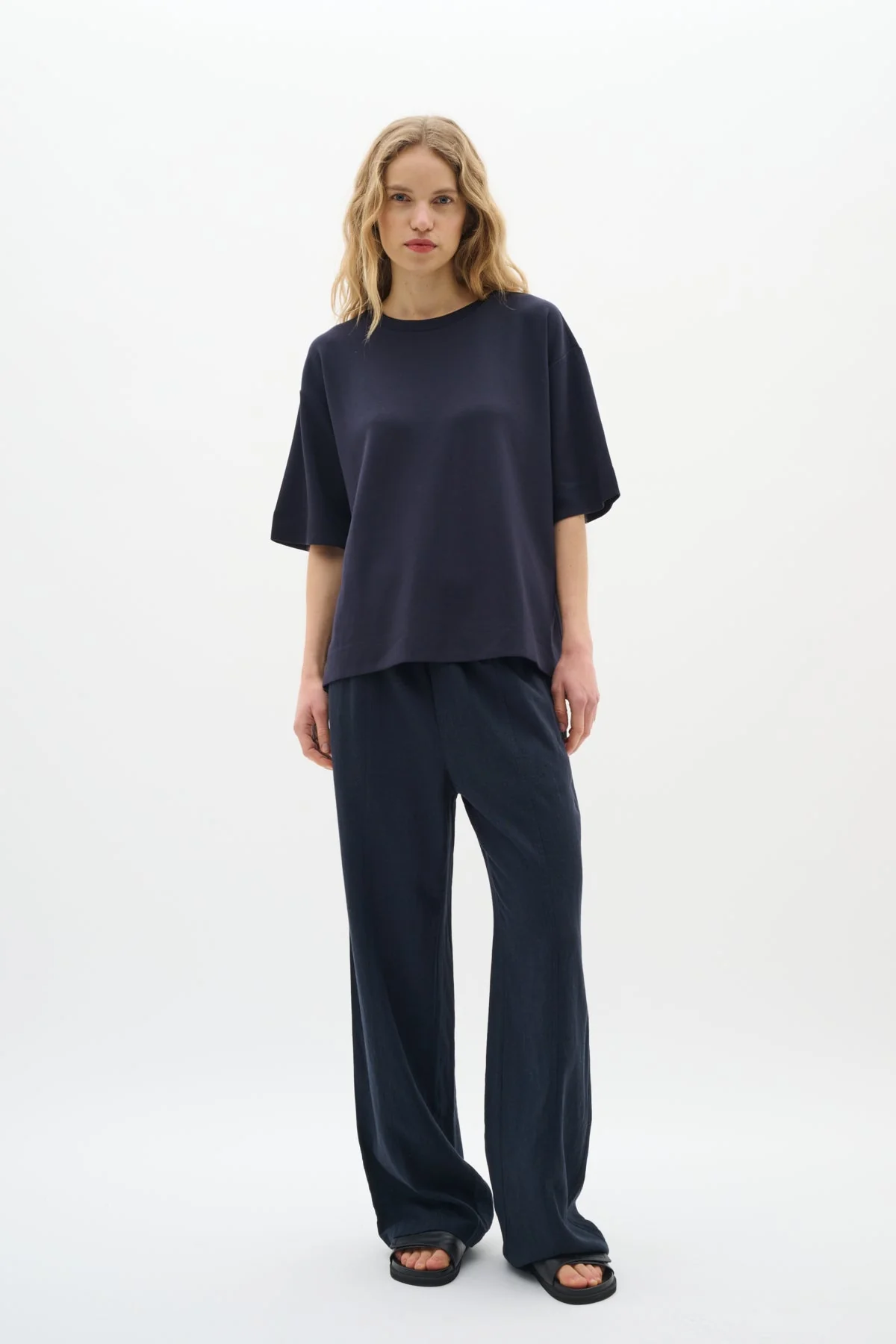 Pannie Oversize Tshirt Marine Blue - Image 3