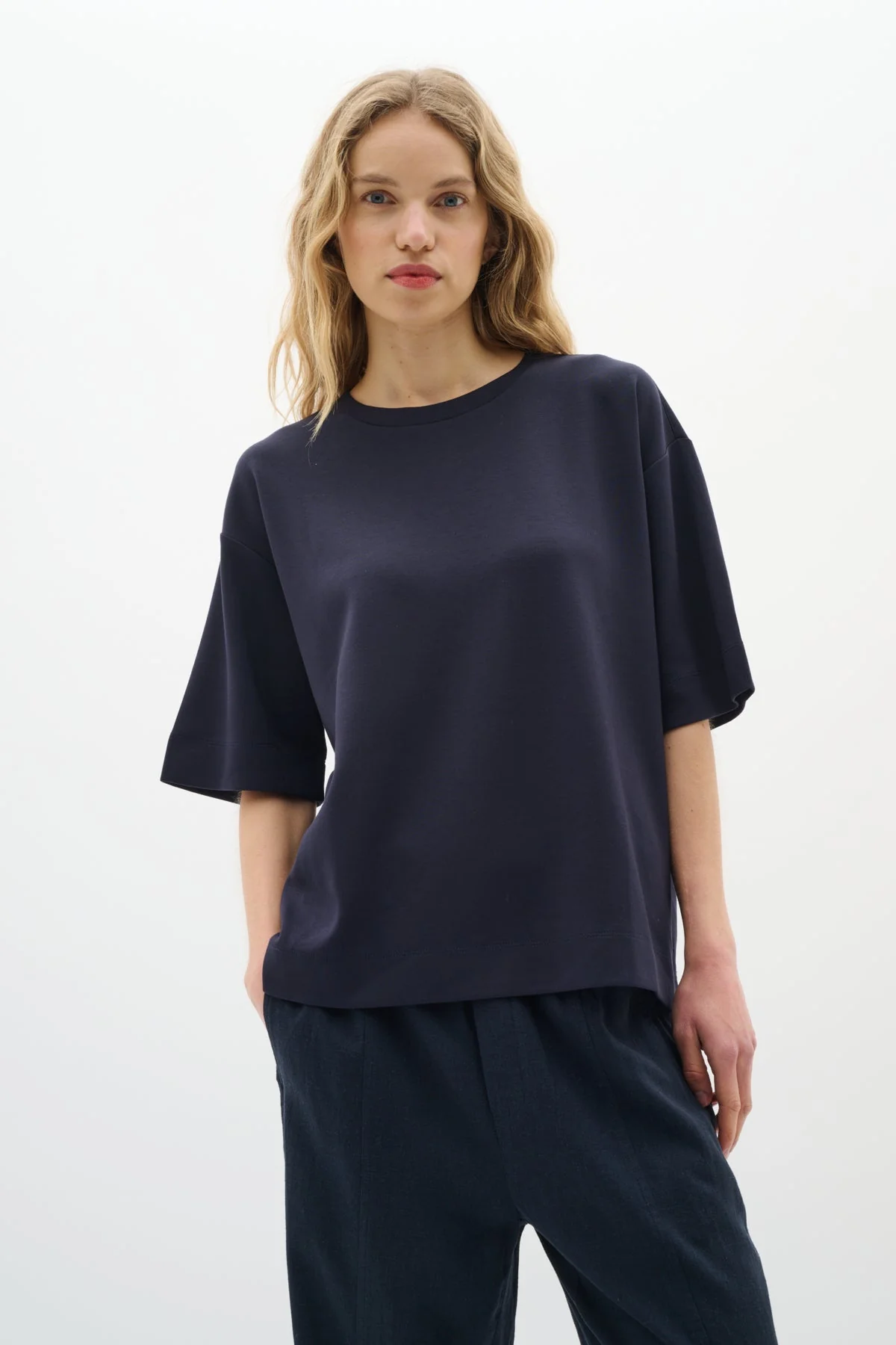 Pannie Oversize Tshirt Marine Blue - Image 4