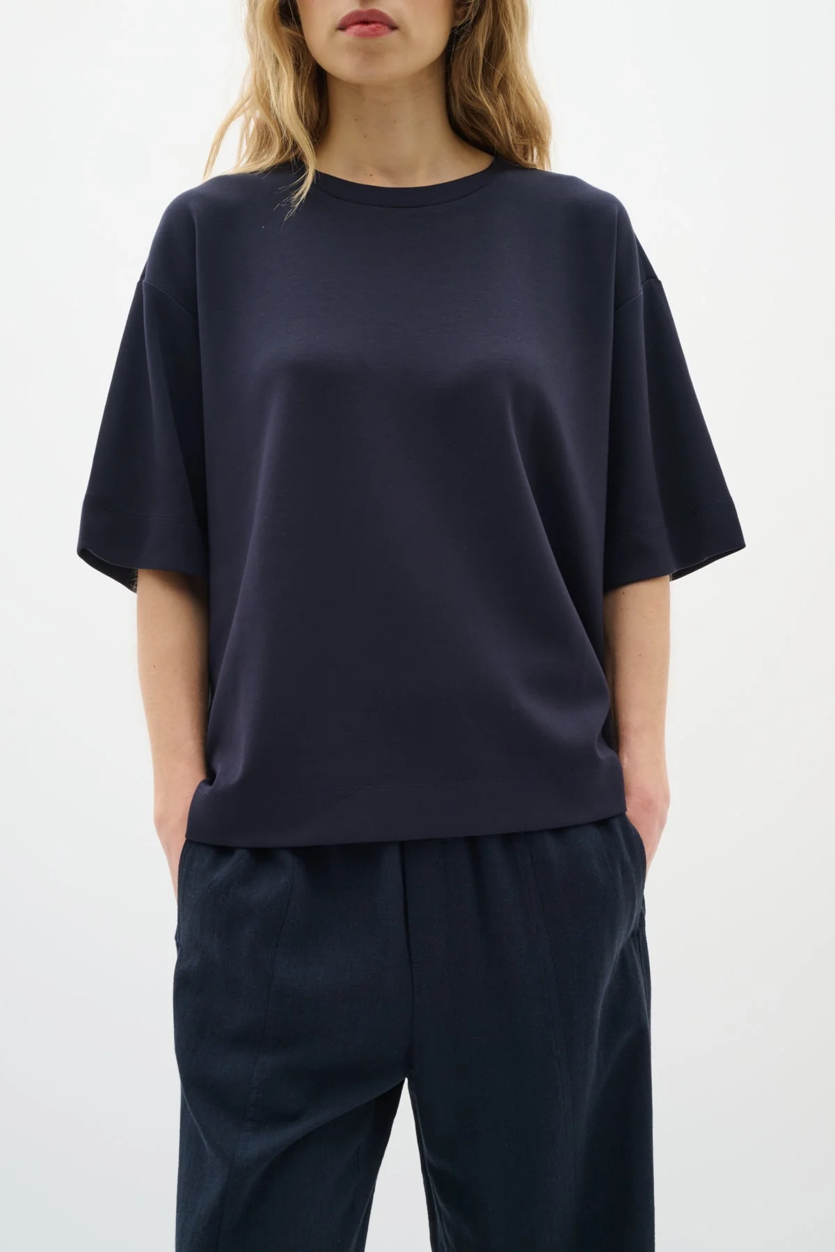 Pannie Oversize Tshirt Marine Blue - Image 7