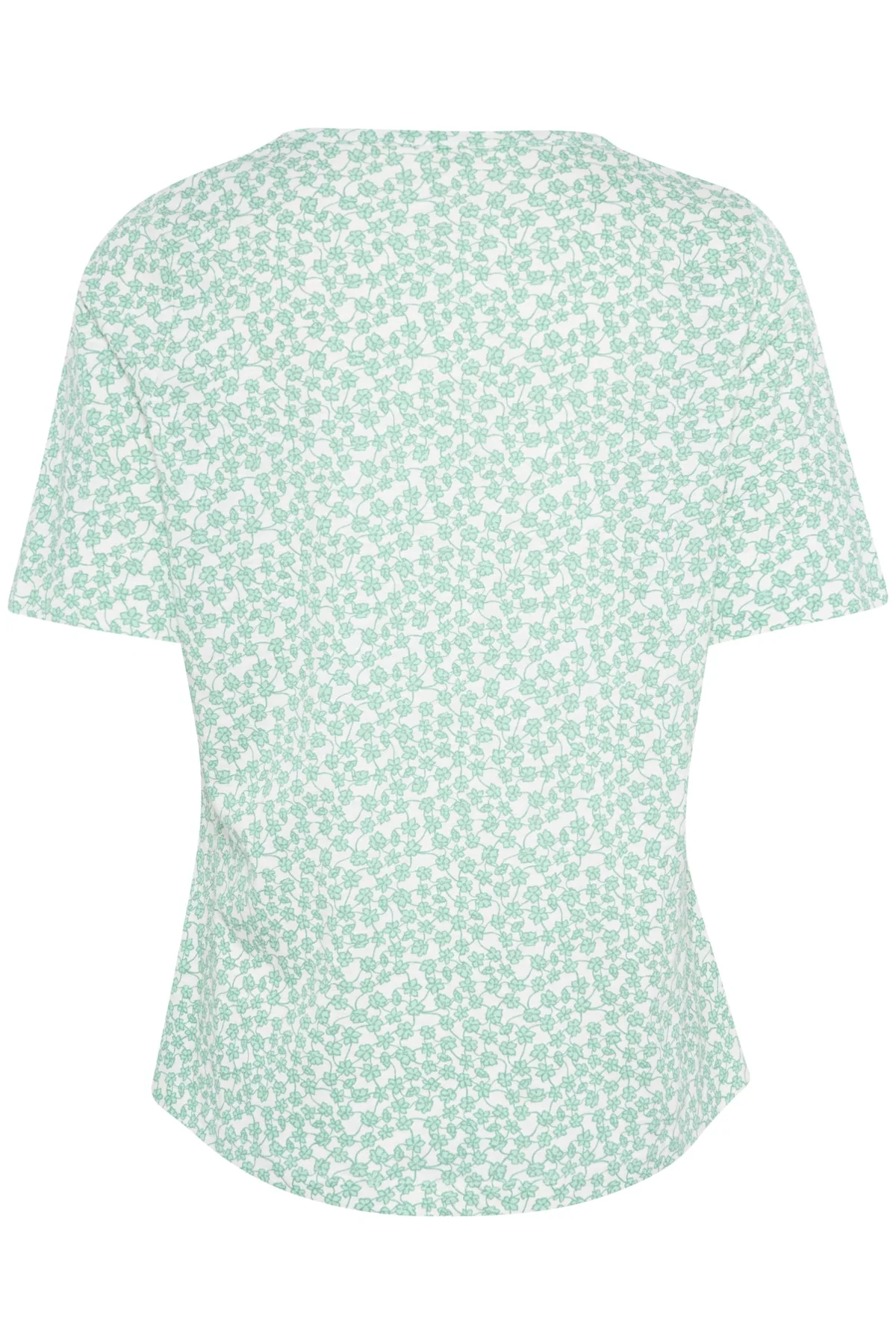 Curlia T-Shirt Green Mini Grid Flower - Image 6