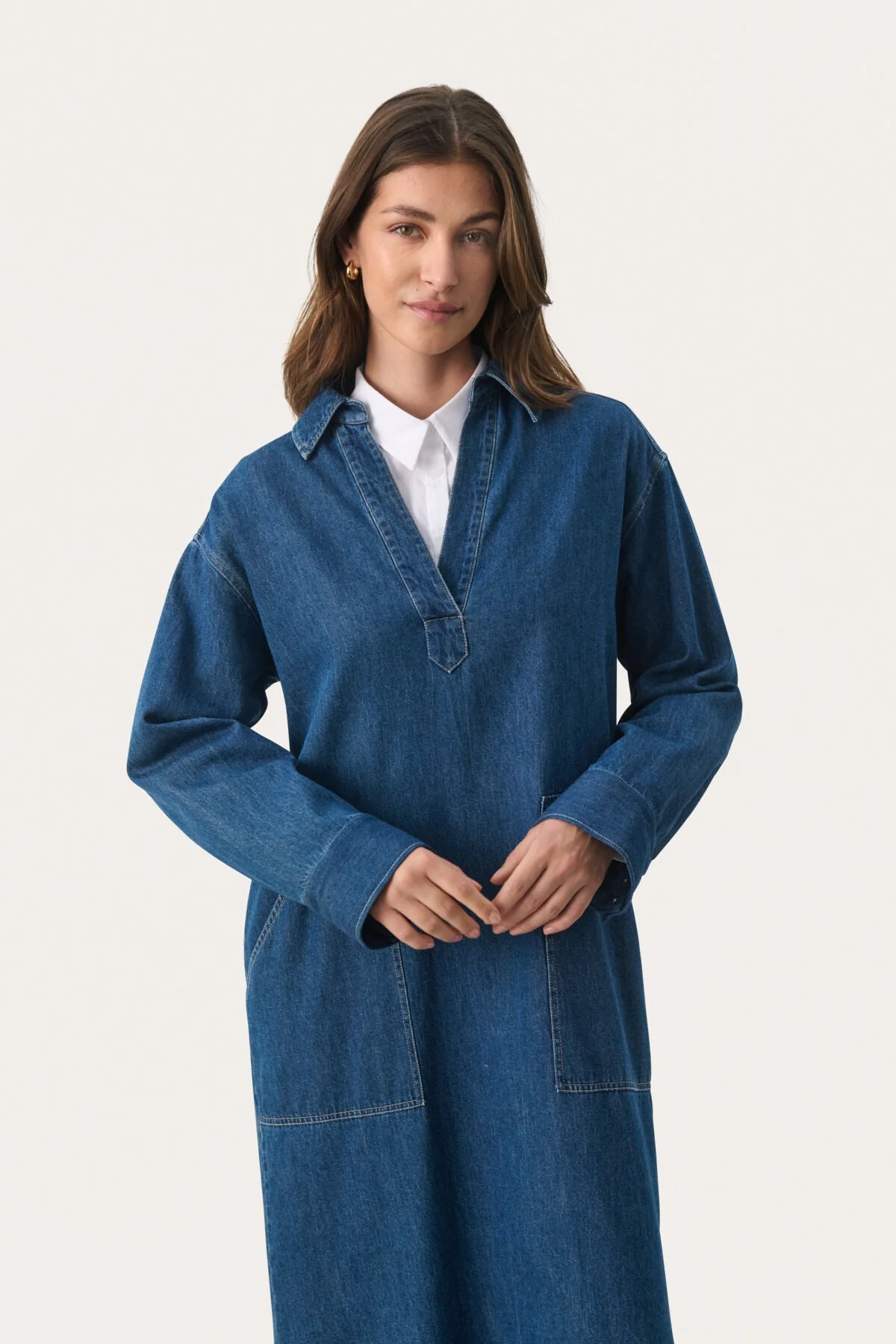Lolla Dress Medium Blue Denim - Image 5