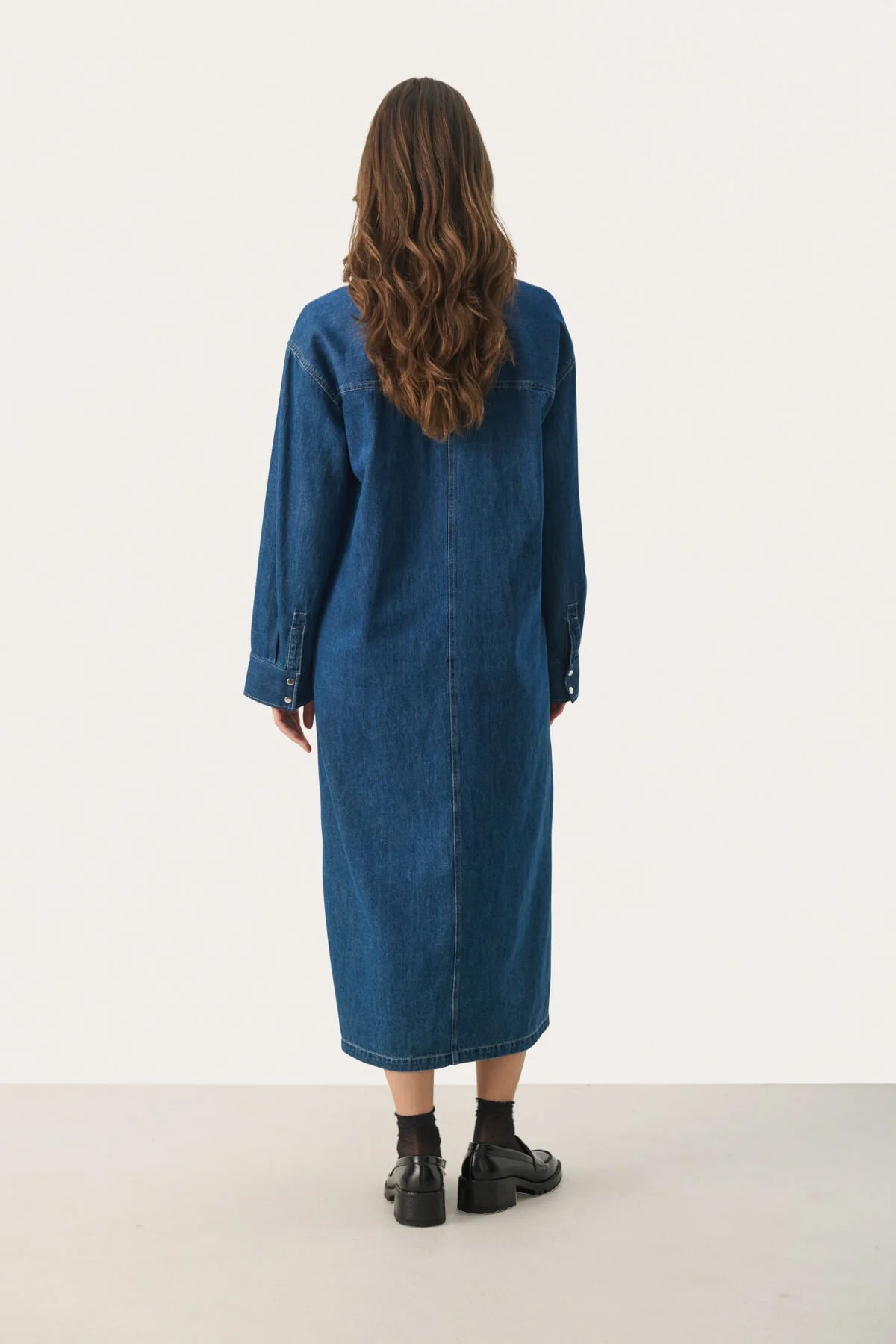 Lolla Dress Medium Blue Denim - Image 8