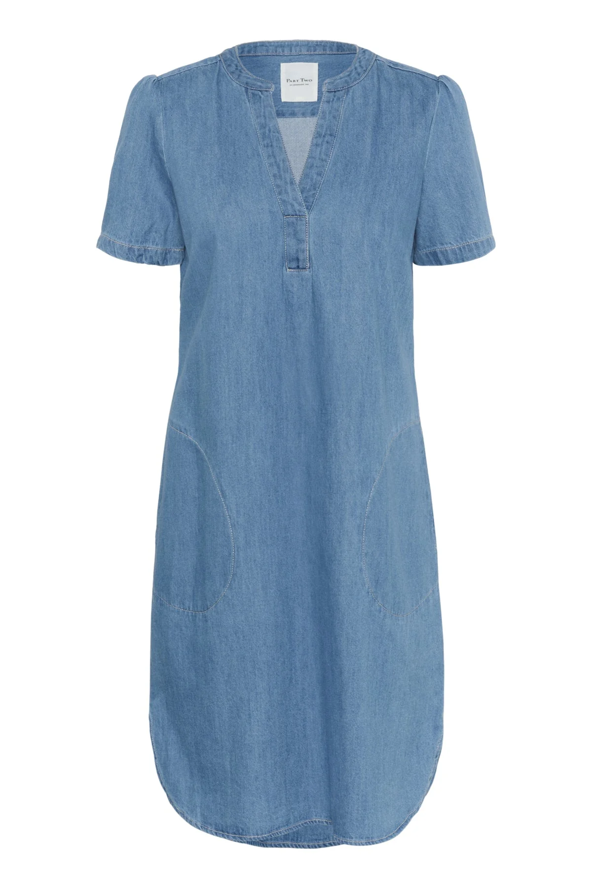 Aminasepw Dress Medium Blue Denim - Image 2