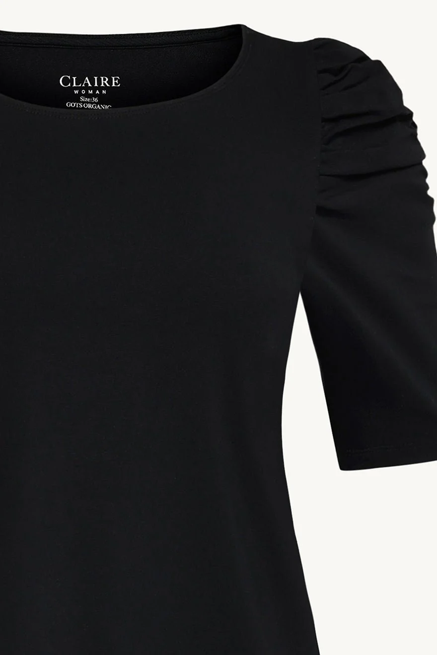 Adrienne T-Shirt Black - Image 7