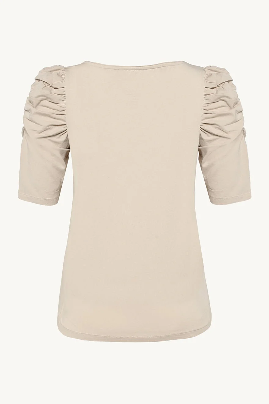 Adrienne T-Shirt Sand Stone - Image 3