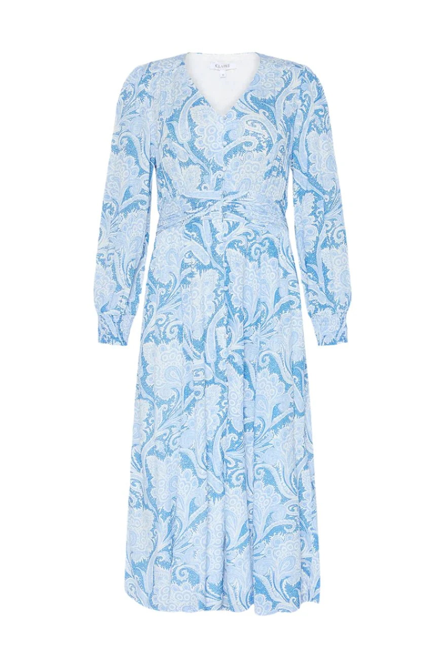 Dalinda Dress Blue Iris