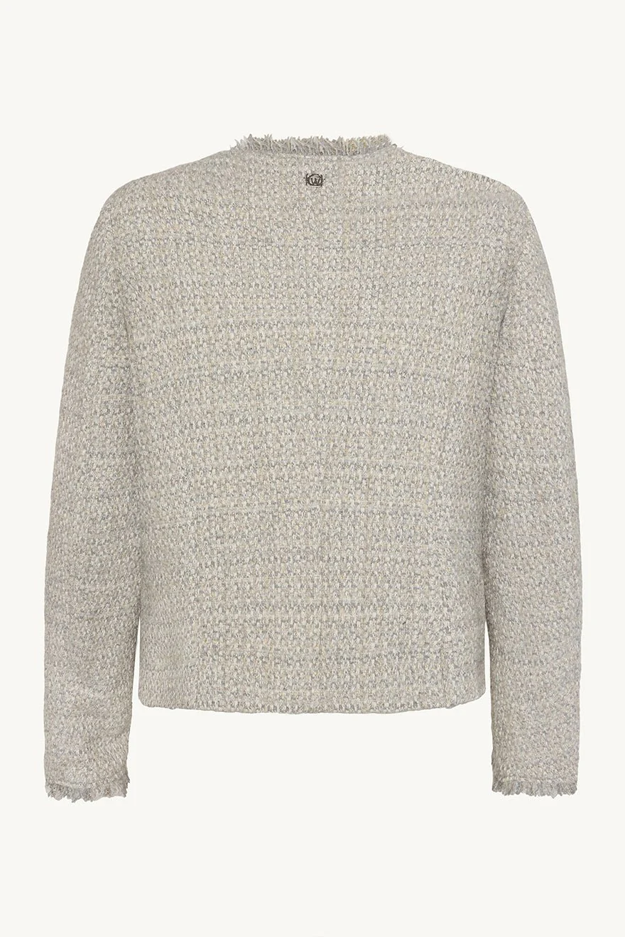 Elliana Jacket Soft Grey Melange - Image 2