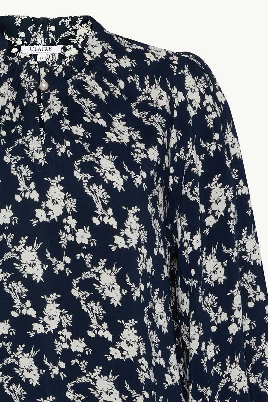 Raquel Shirt Dark Navy - Image 3