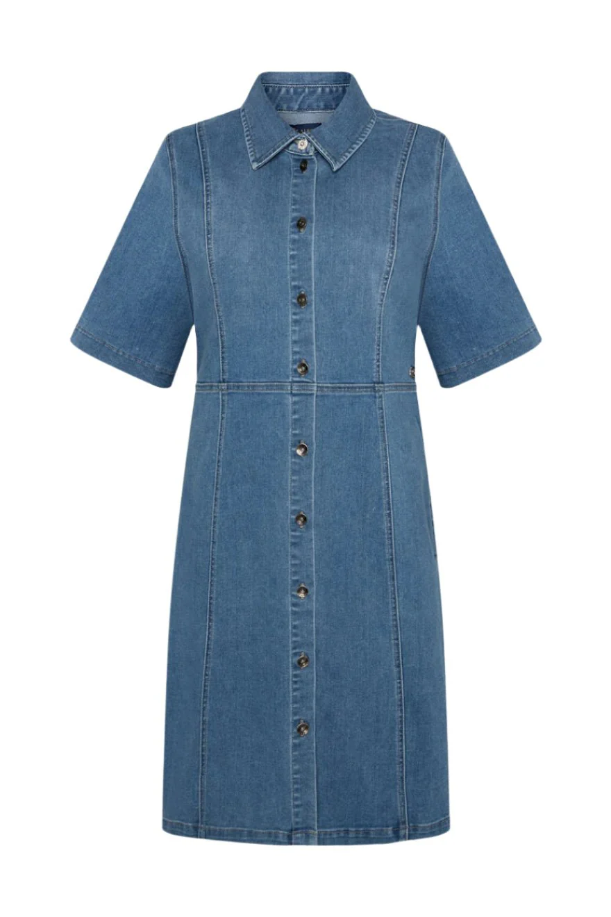 Daisymariia Dress Light Blue Denim - Image 2