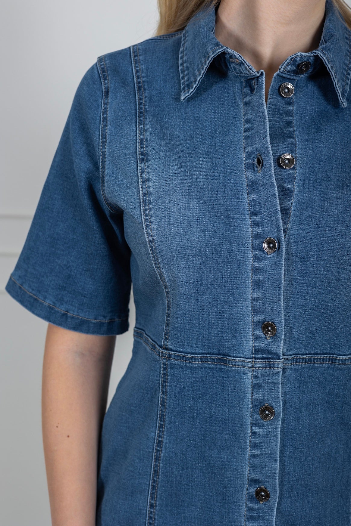 Daisymariia Dress Light Blue Denim - Image 6