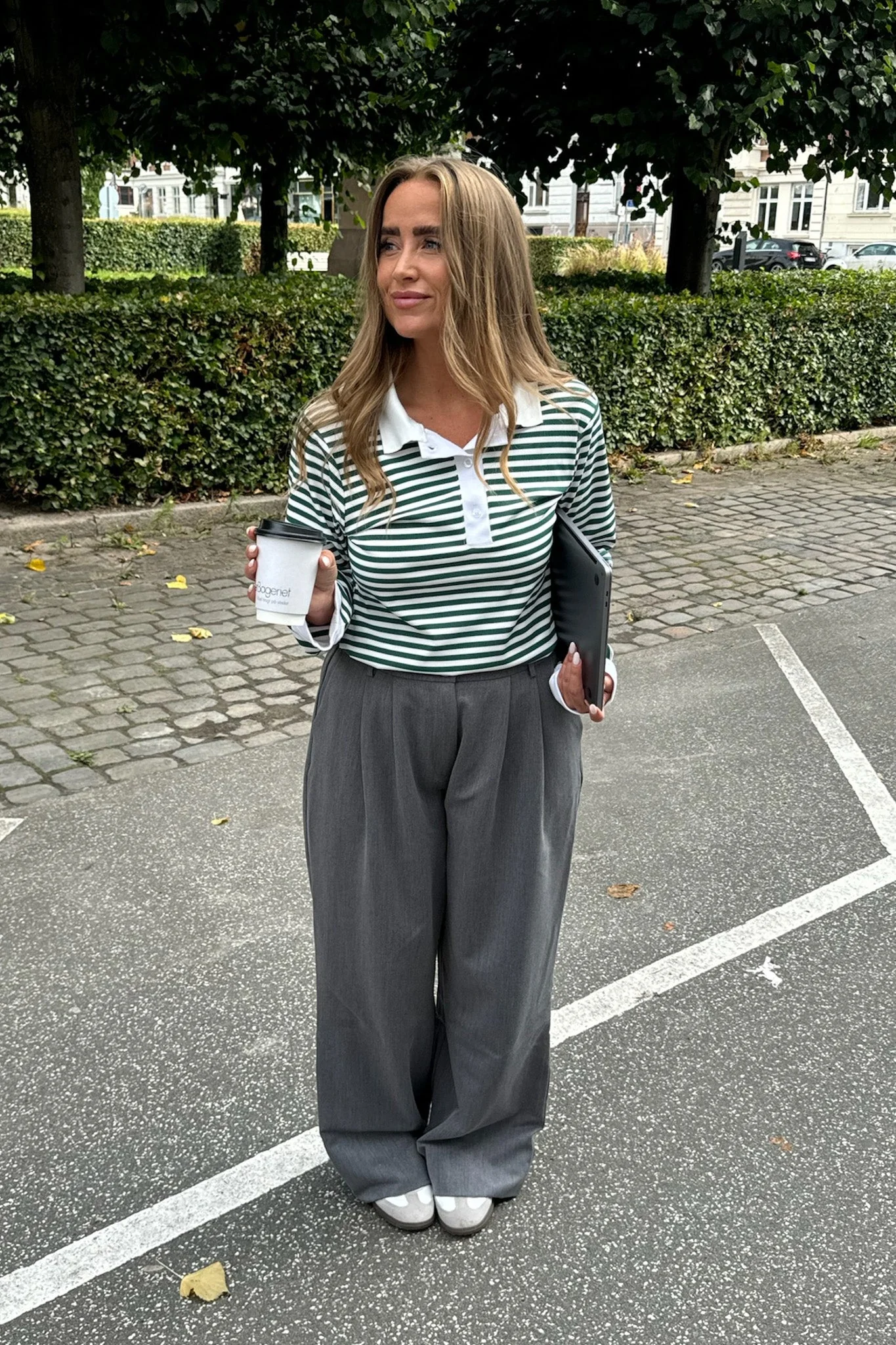 Carly Polo Green Stripes - Image 10