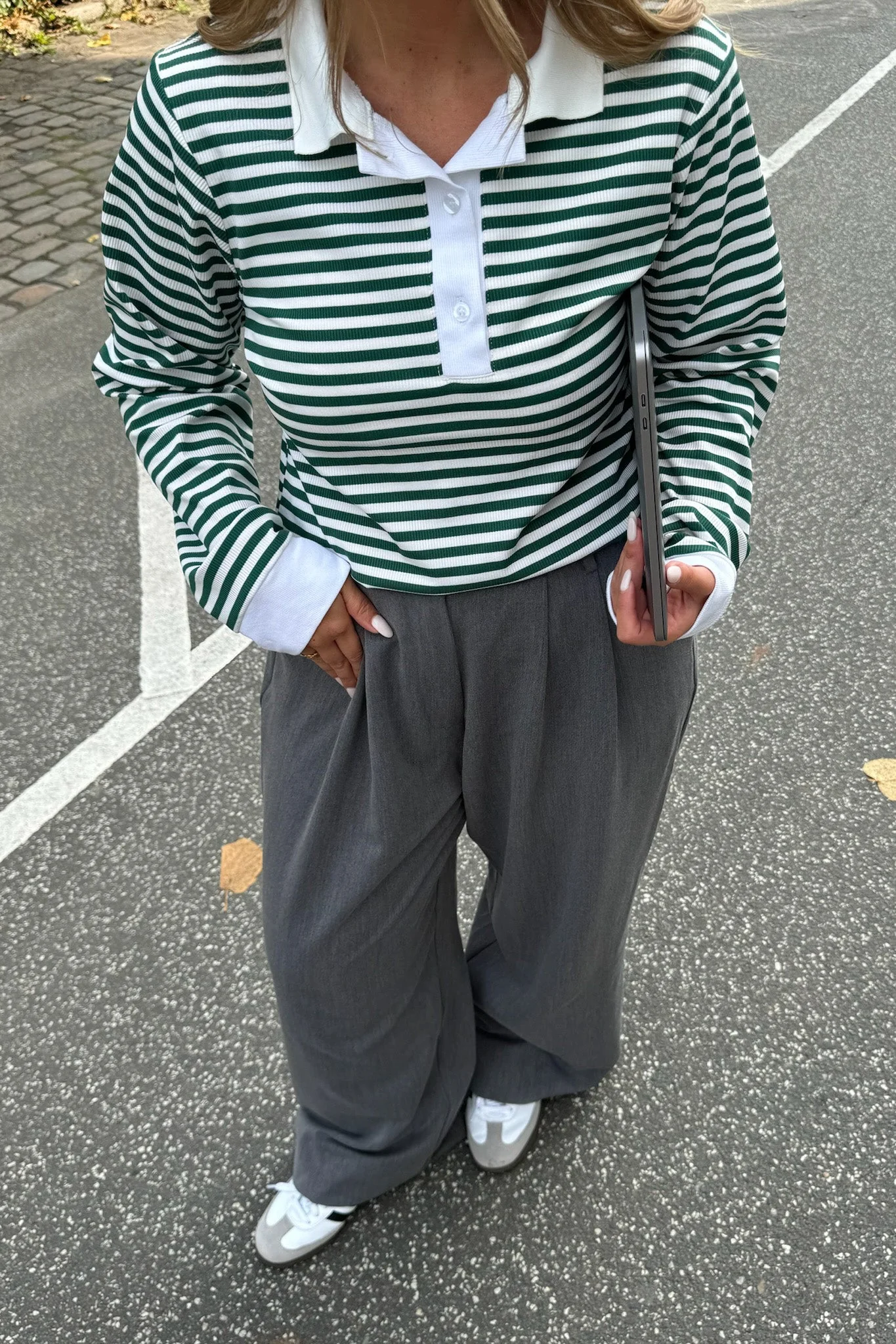 Carly Polo Green Stripes - Image 8