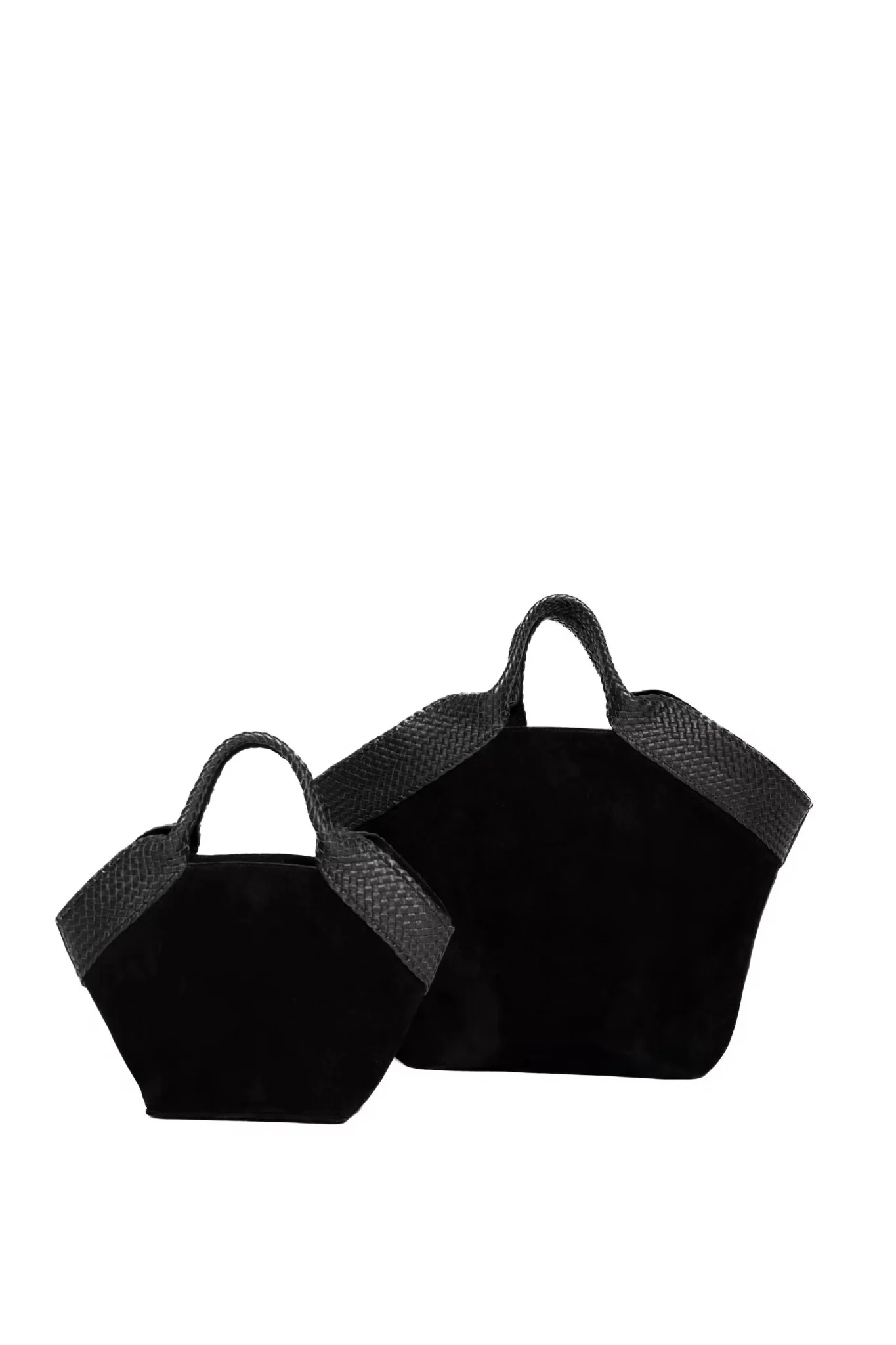 Aura Bag Large Black Suede - Image 3