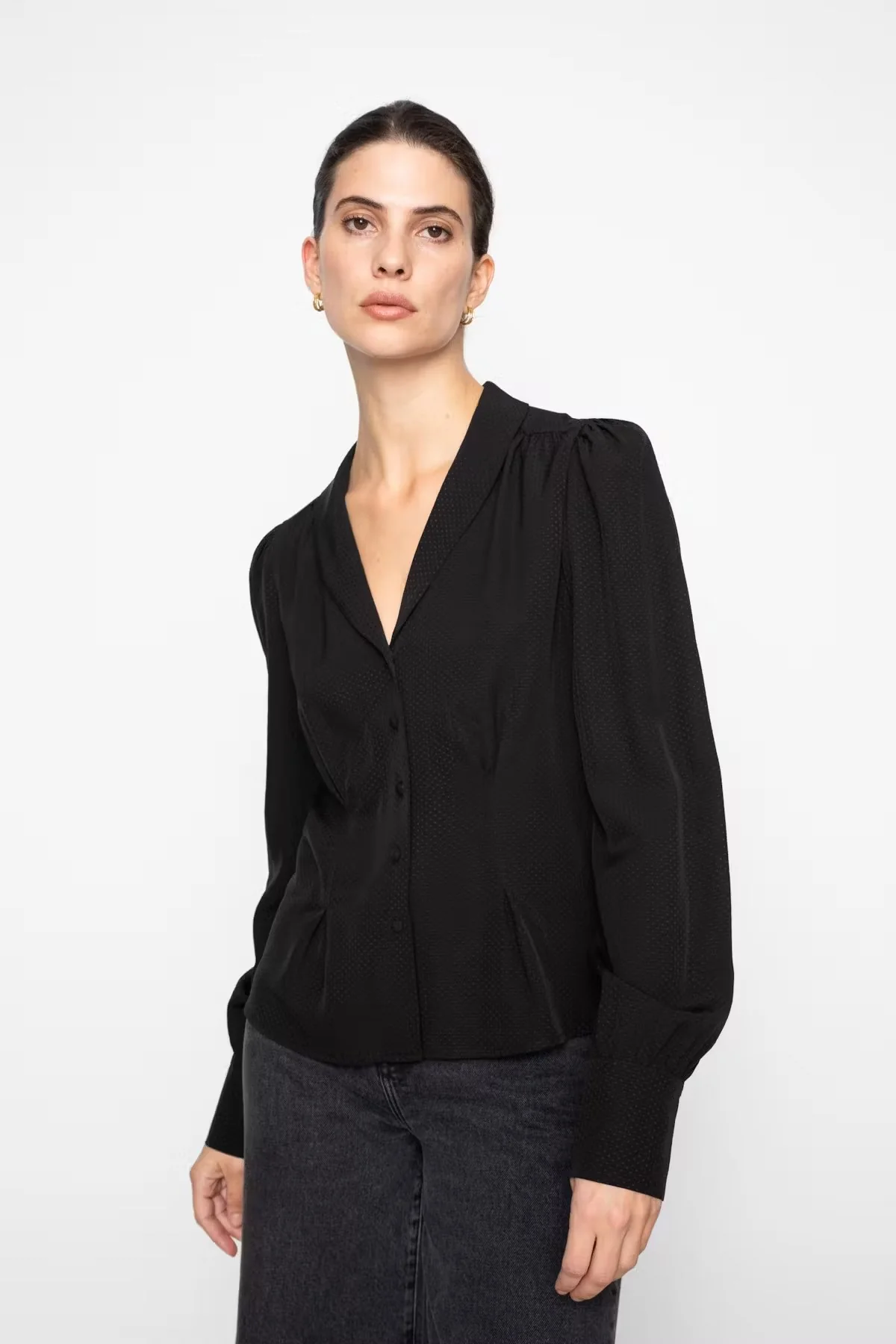 Ylva Blouse Black - Image 10