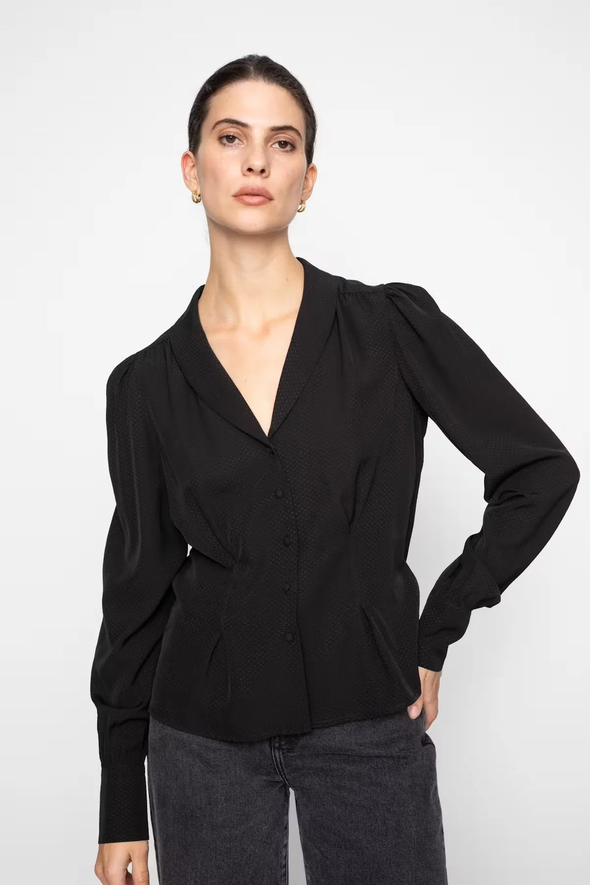 Ylva Blouse Black - Image 6