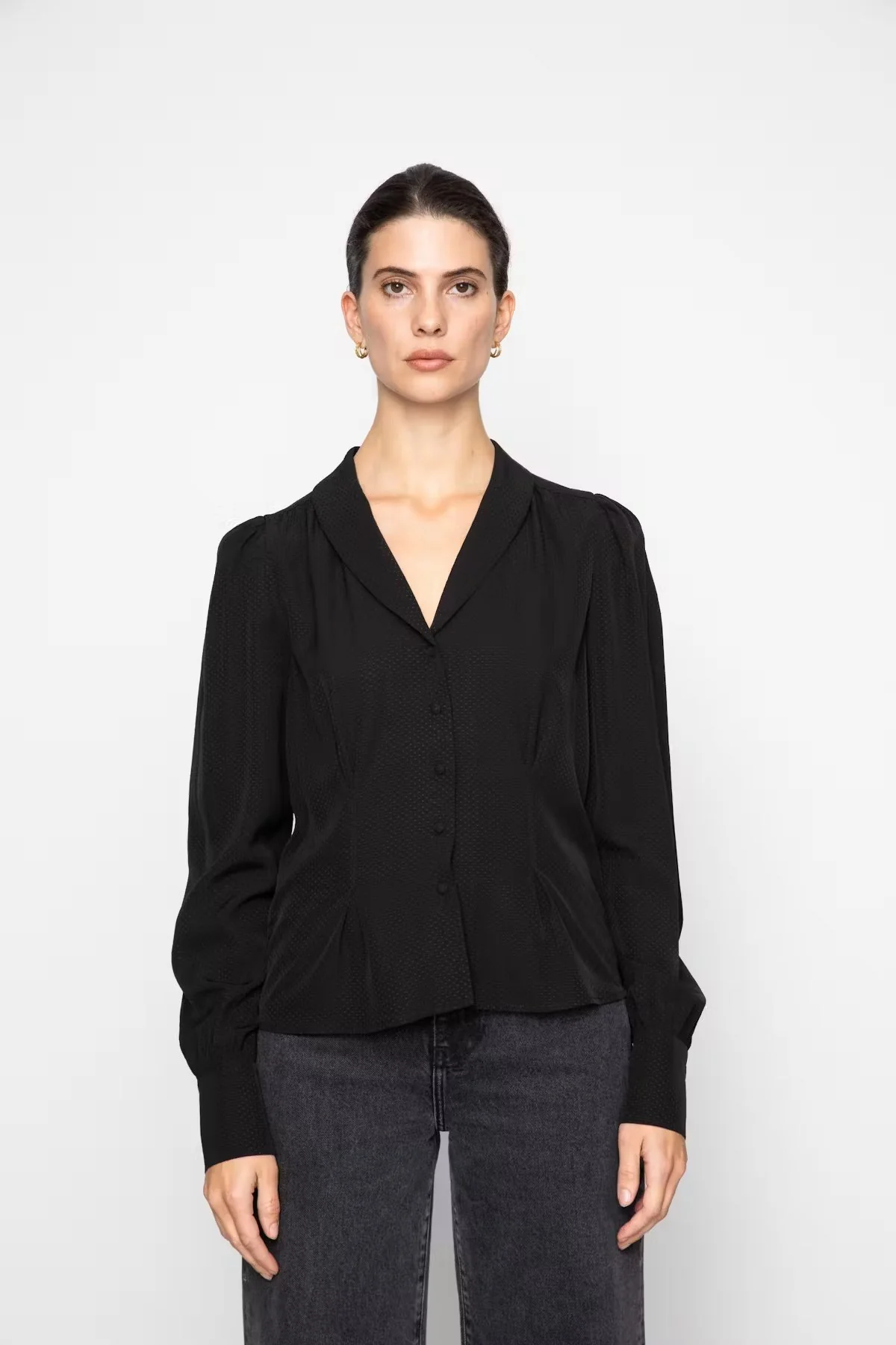 Ylva Blouse Black - Image 8