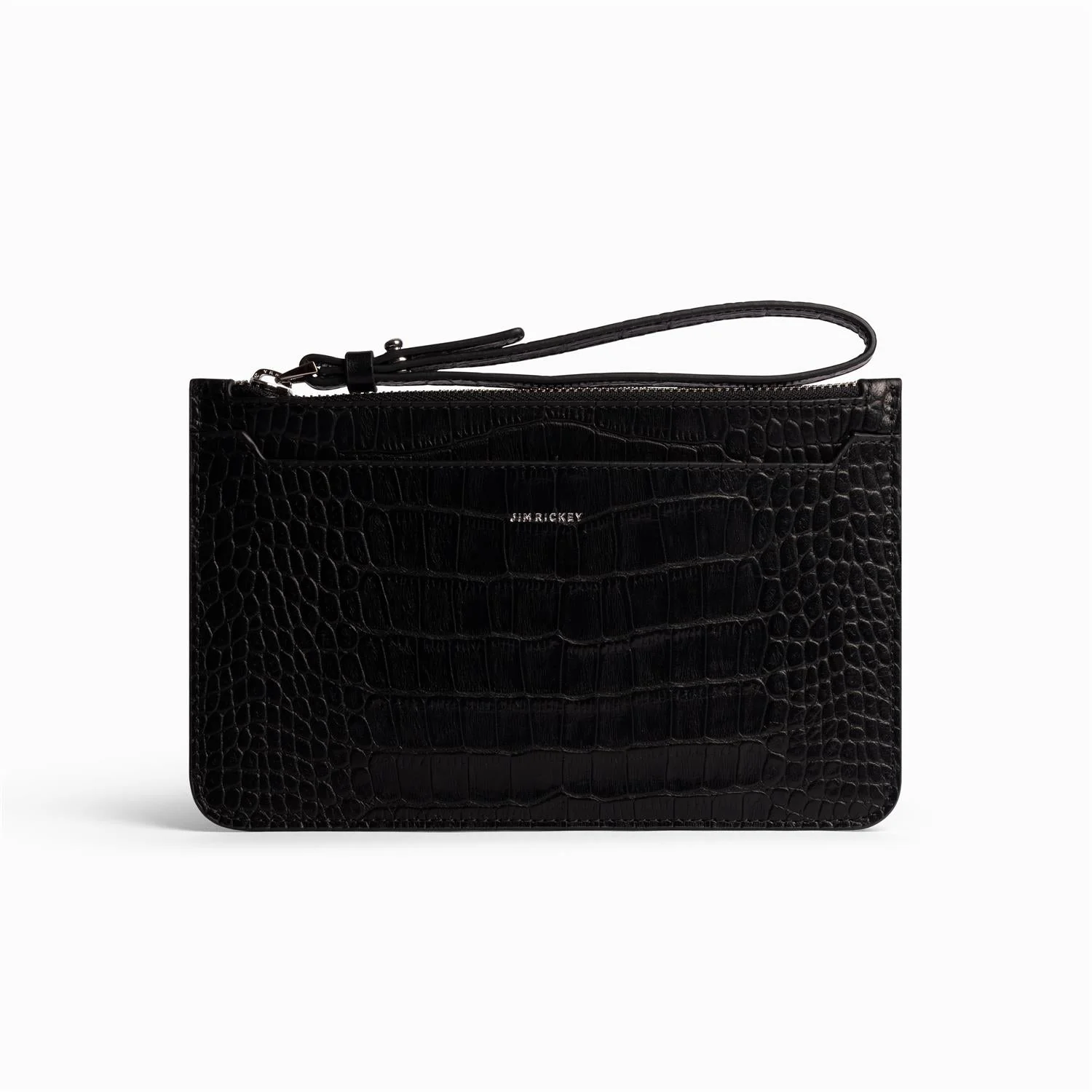 Wrist Wallet Croco Black