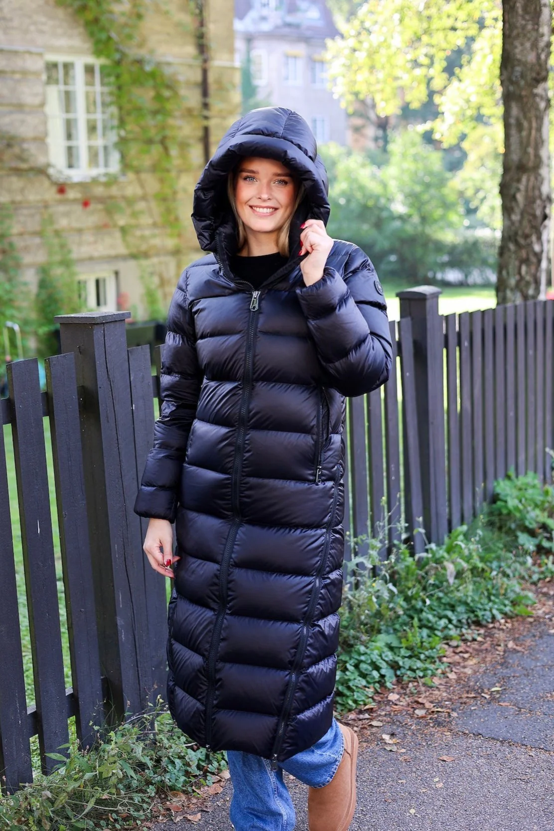 Val Cenis Long Jacket Black - Image 6