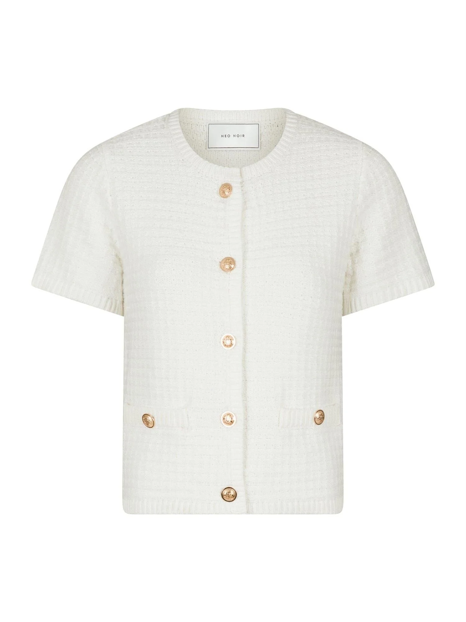 Masha Knit Cardigan White - Image 2